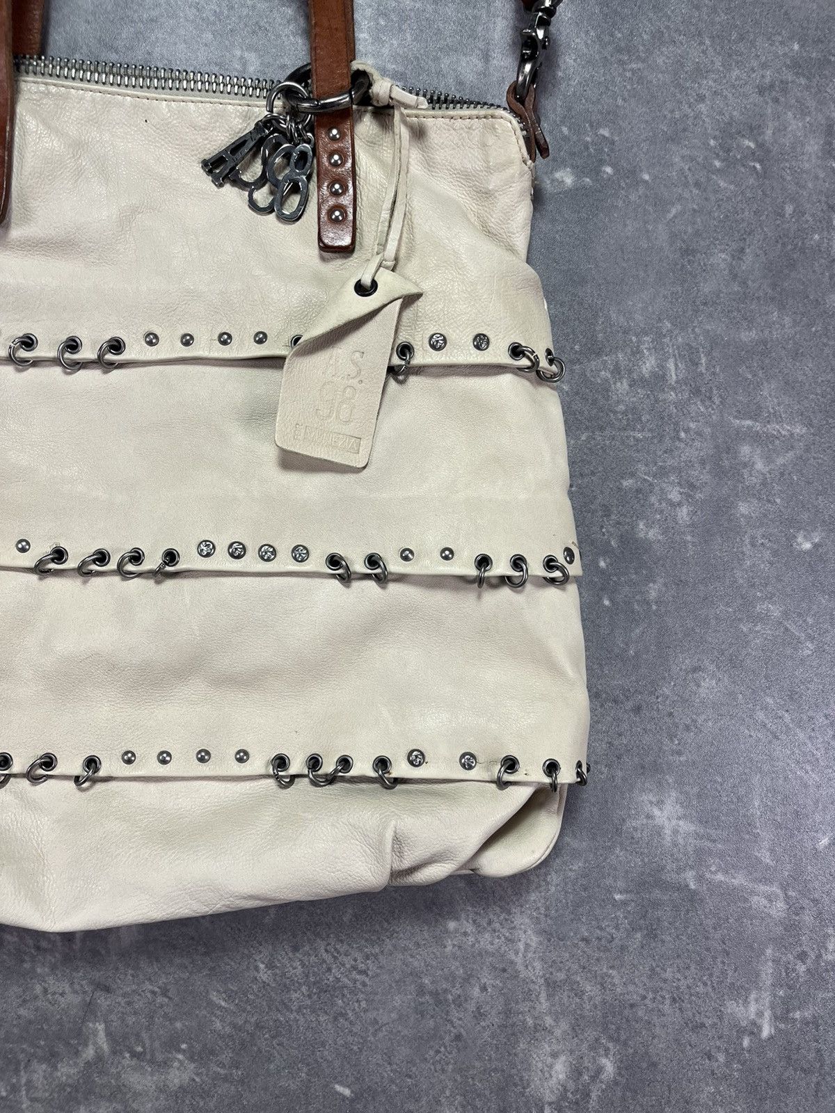 A.S.98 A.S.98 Studded Big Shoulder / Handbag Archive Avantgarde Size ONE SIZE - 7 Thumbnail