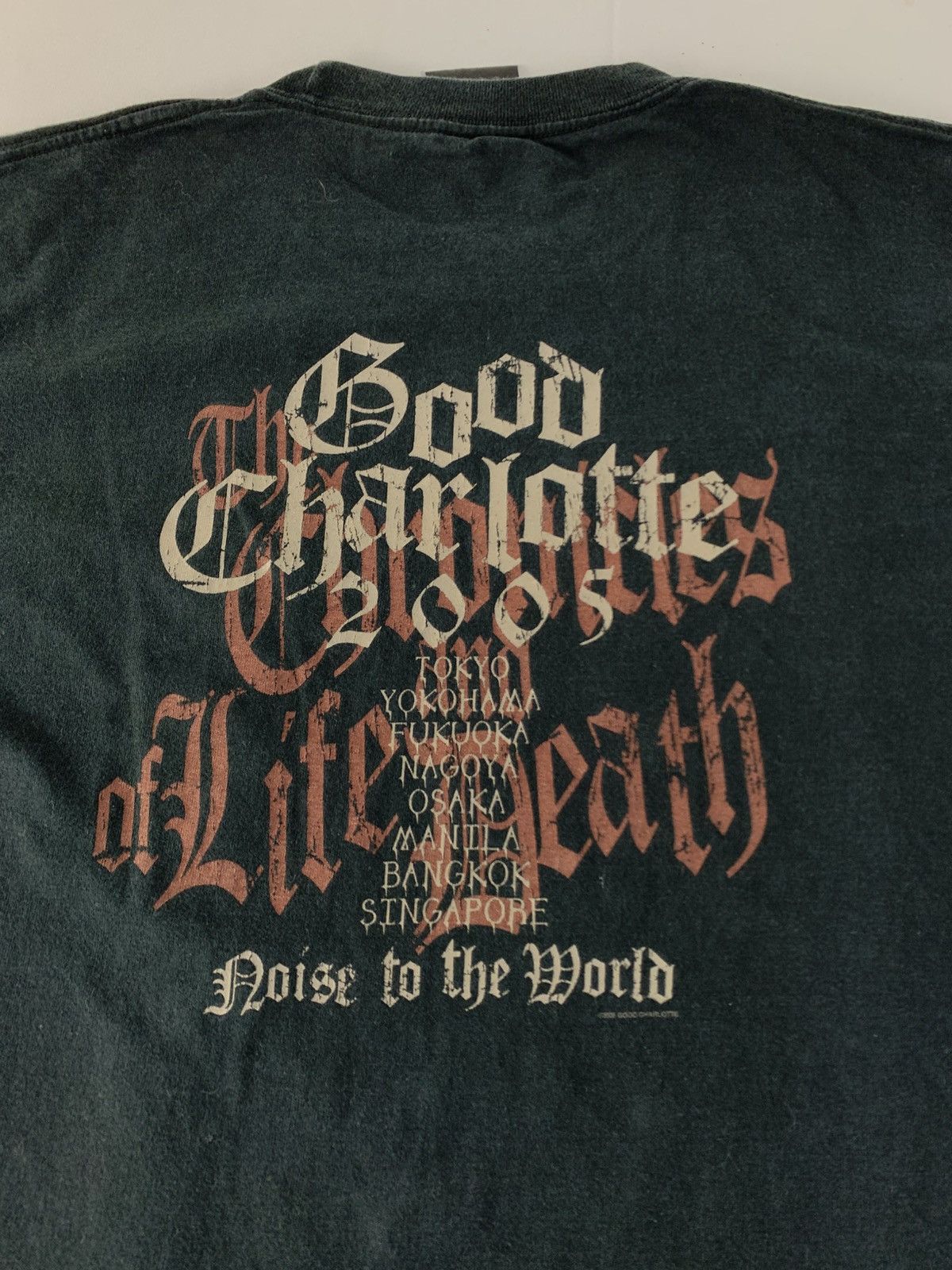 Band Tees Good Charlotte Chronicle And Life Death Noise Asian Tour 05 Size US M / EU 48-50 / 2 - 8 Thumbnail