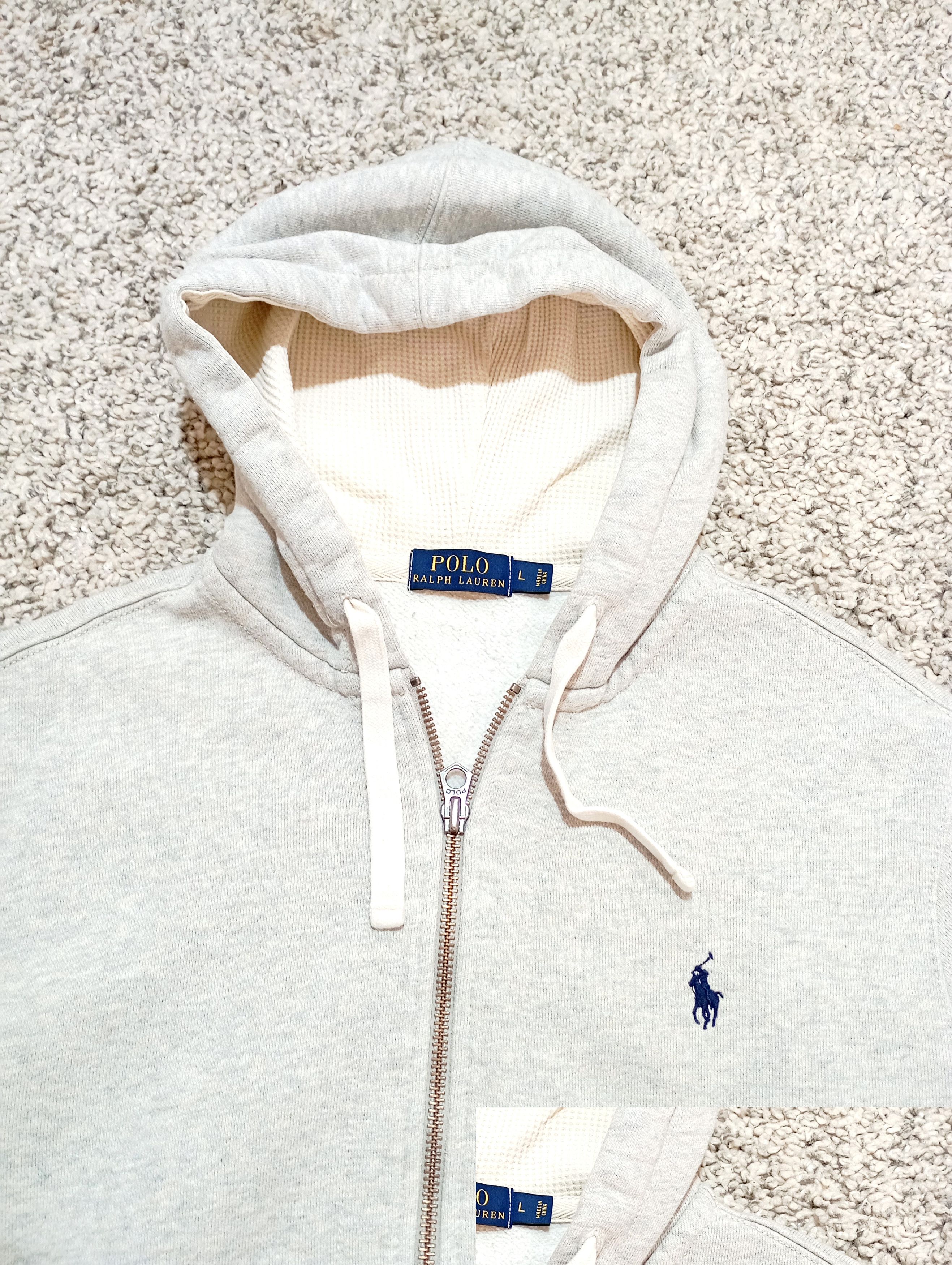 Polo Ralph Lauren Polo Ralph Lauren Grey Zip Up Hoodie Size US L / EU 52-54 / 3 - 4 Thumbnail