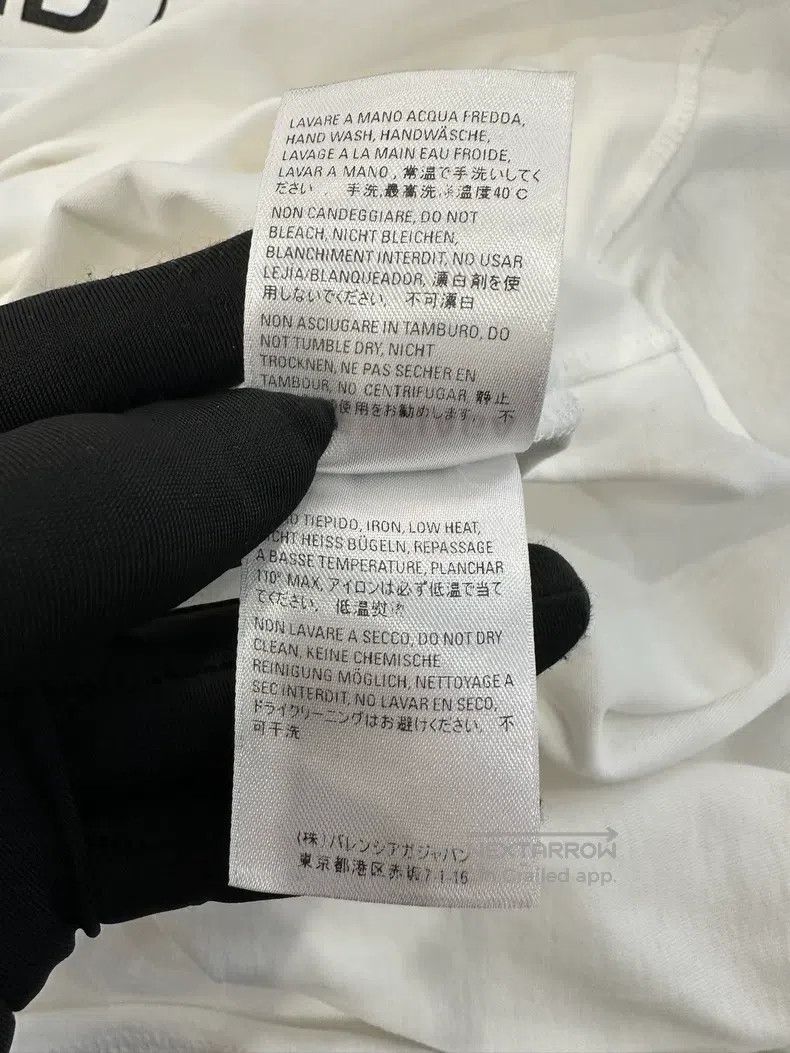 Balenciaga Balenciaga Double B Letter Logo White Short Sleeve Size US XS / EU 42 / 0 - 7 Thumbnail