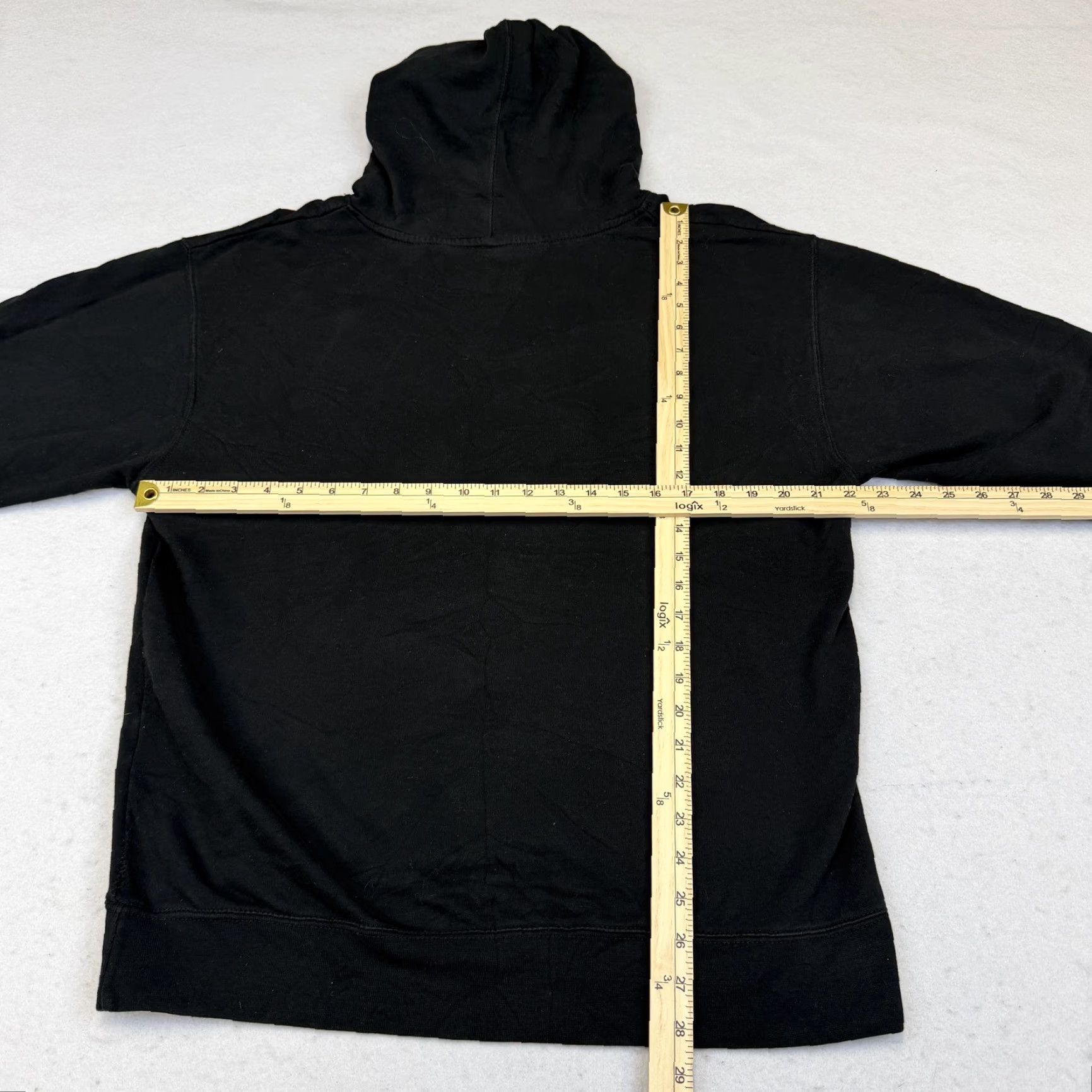 Logo 7 Dude Perfect Hoodie Mens Large Black Pullover Fleece Sweatshirt Graphic Print Logo Hooded Pockets Crew Neck Long Sleeve Size US L / EU 52-54 / 3 - 6 Thumbnail