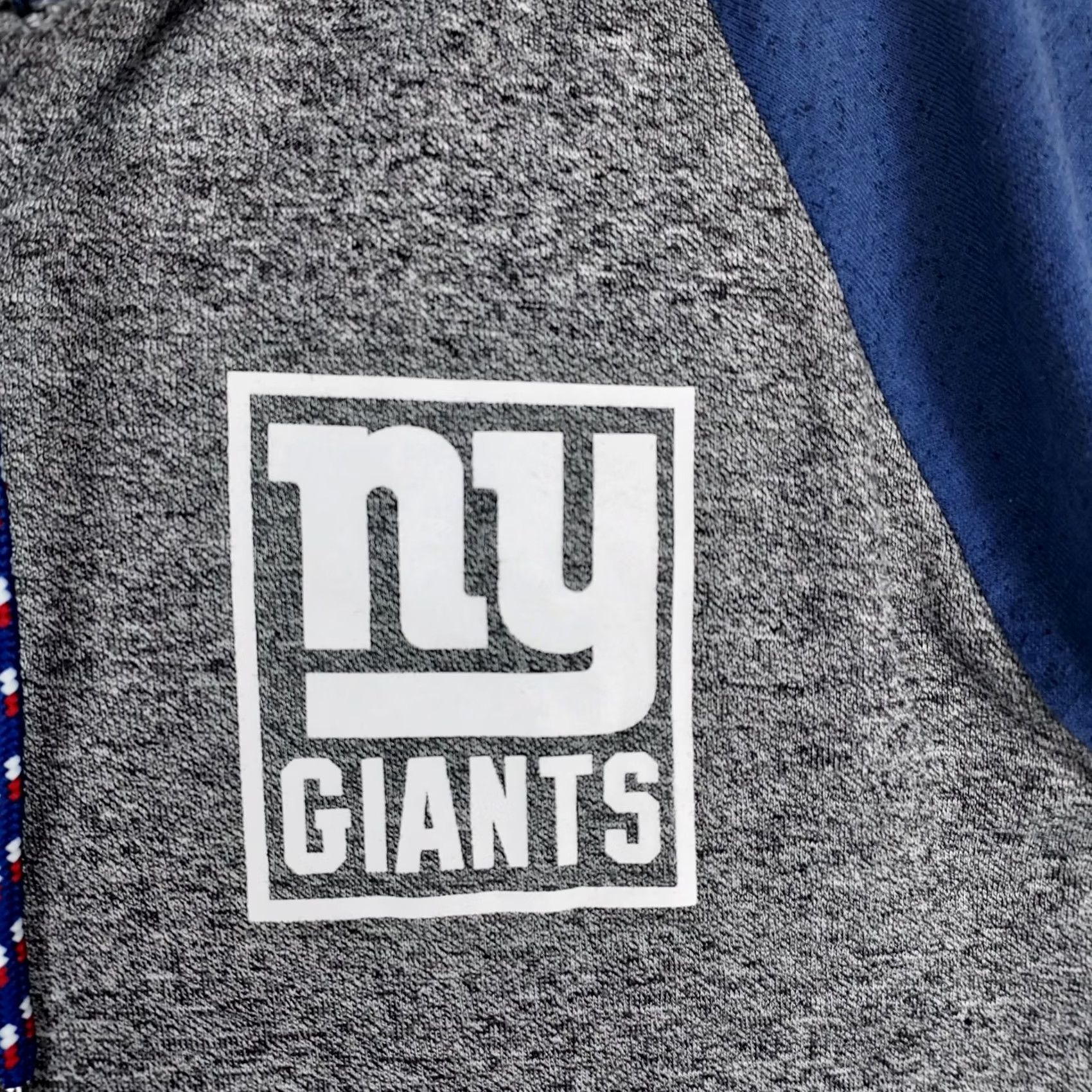 NFL New York Giants NFL Hoodie Men’s Large Gray Blue Pullover Team Apparel Size US L / EU 52-54 / 3 - 4 Thumbnail