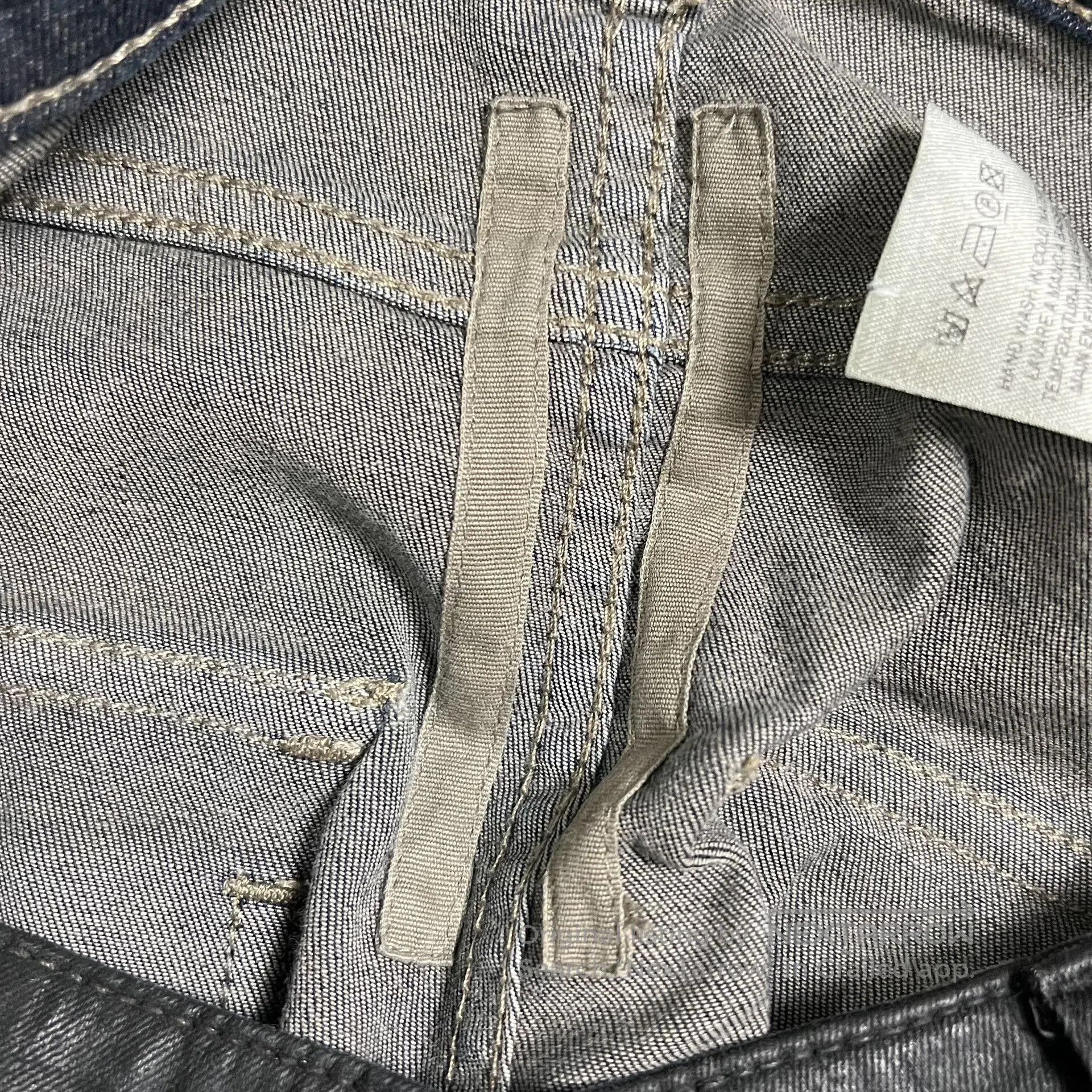 Rick Owens rare rick owens waxed denim pants size 29. Size US 29 - 5 Thumbnail