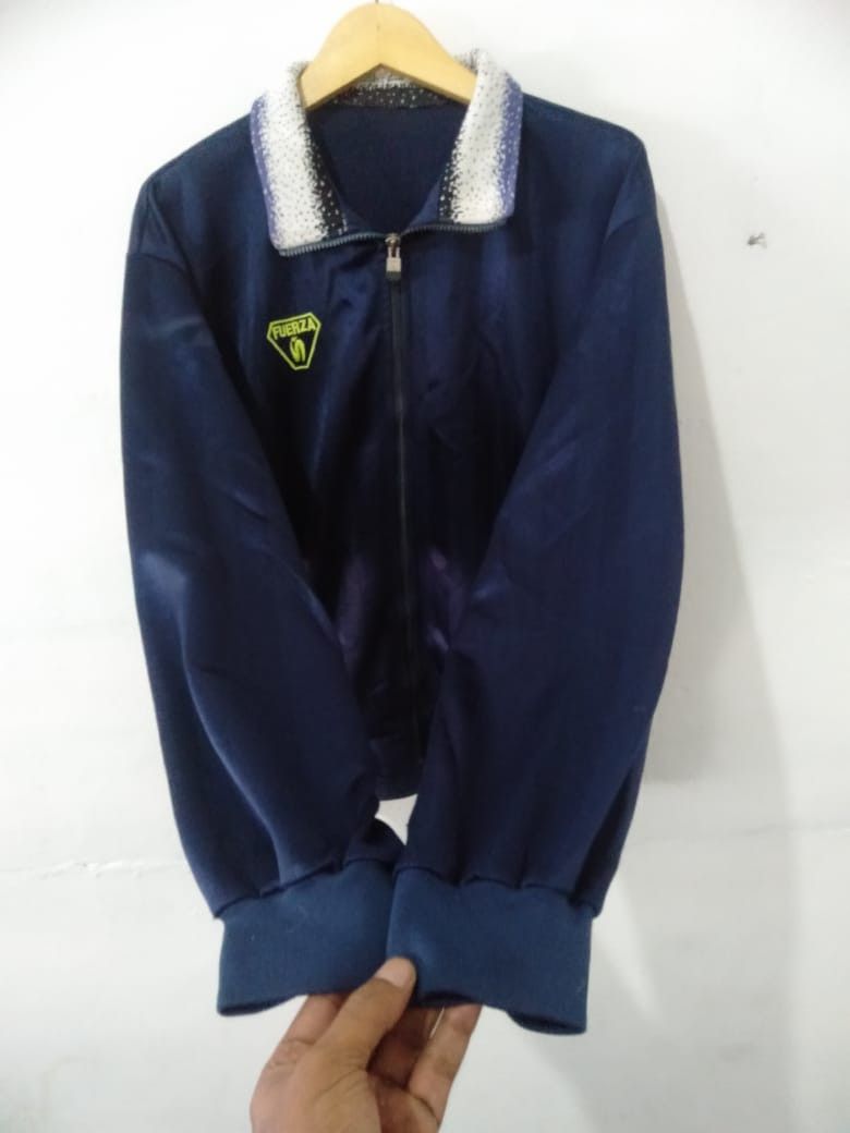 Japanese Brand × Vintage 90’s FUERZA TRACK JACKET Size US L / EU 52-54 / 3 - 4 Thumbnail
