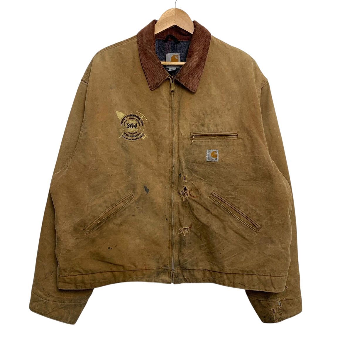 Carhartt 🔥VTG DISTRESSED DETROIT CARHARTT JACKETS Size US XXL / EU 58 / 5 - 1 Thumbnail