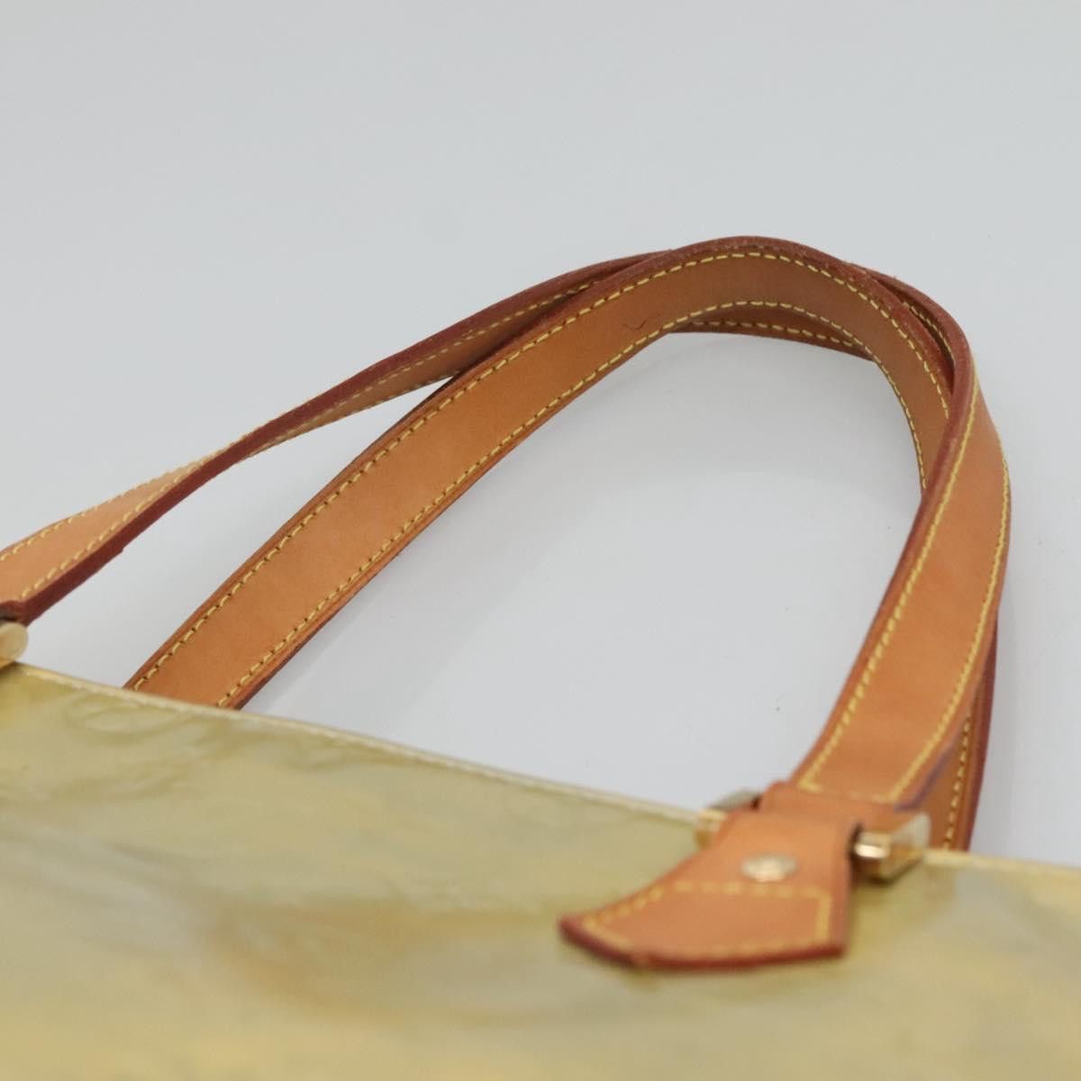Louis Vuitton LOUIS VUITTON Monogram Vernis Houston Hand Bag Gris M91053 Size ONE SIZE - 8 Thumbnail