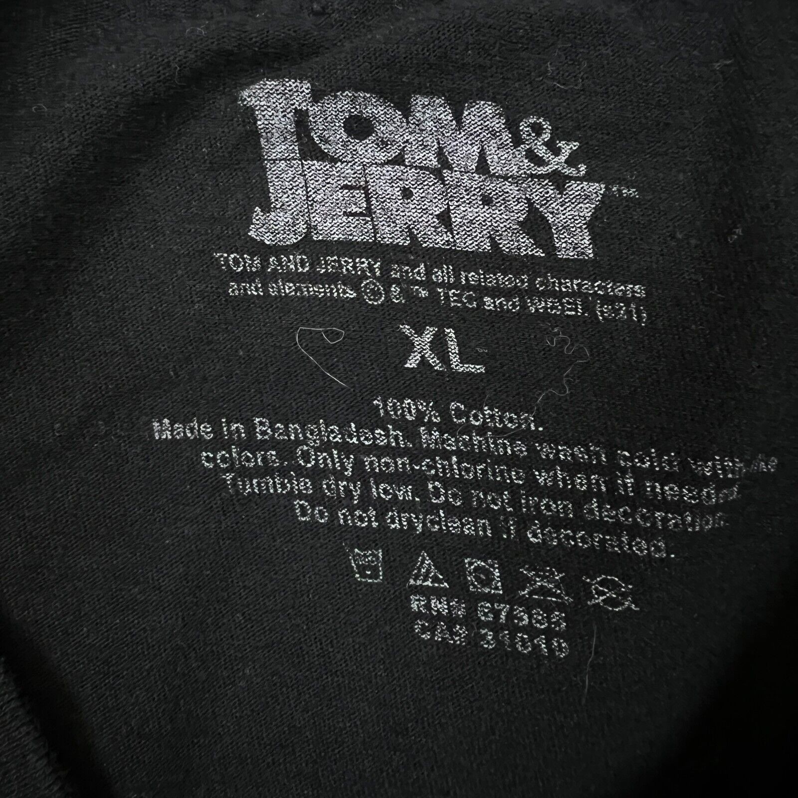 Cartoon Network × Vintage Tom & Jerry T Shirt Medium Graphic Cartoon Short Sleeve Tee Size US M / EU 48-50 / 2 - 5 Thumbnail