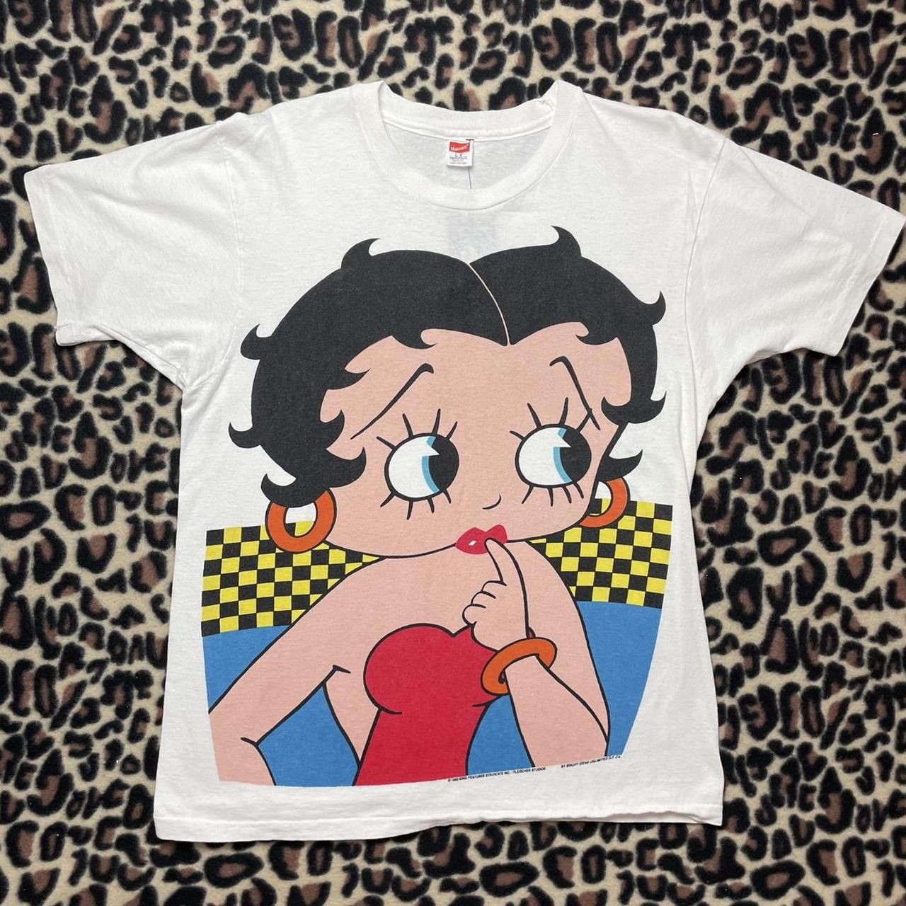 Hanes 1993 single stitch vintage betty boop graphic tee Size US L / EU 52-54 / 3 - 1 Thumbnail