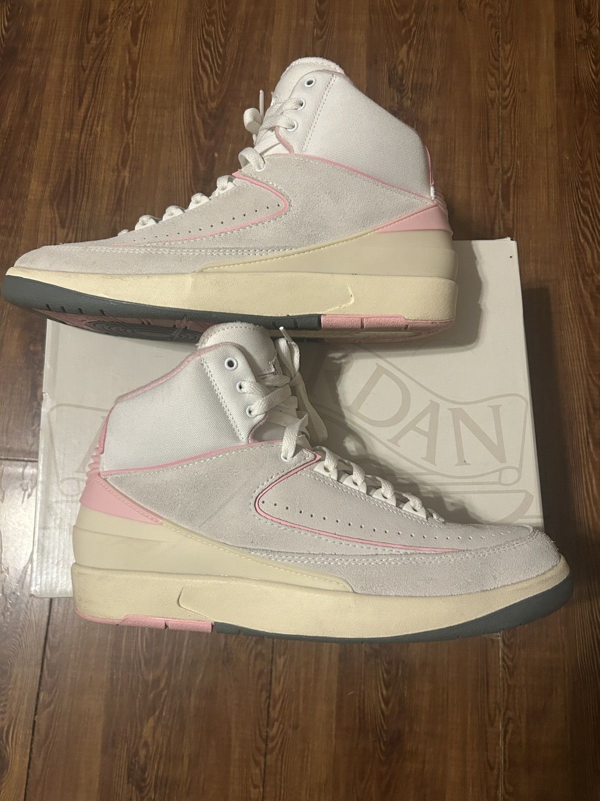 Soft Pink Jordan 2s