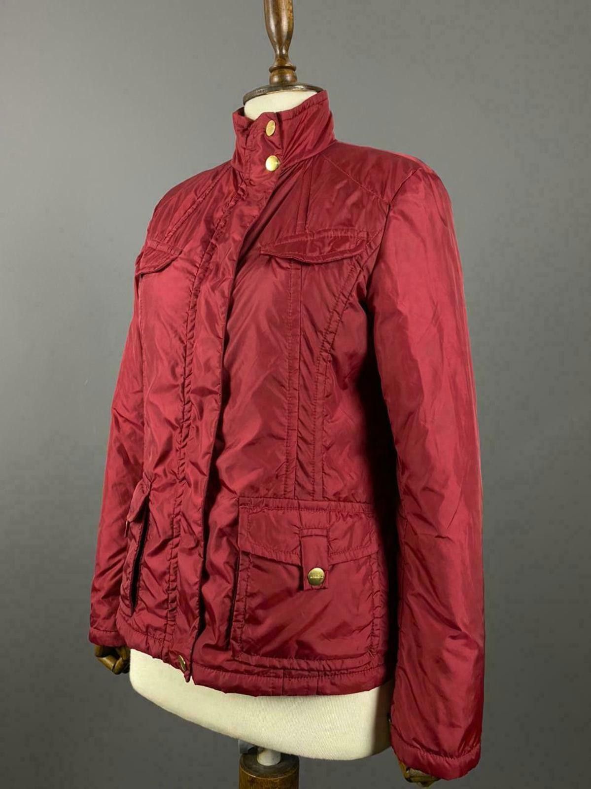 Designer Weekend Max Mara Red Zip Up Nylon Jacket Size GB 8 USA 6 Size M / US 6-8 / IT 42-44 - 1 Thumbnail