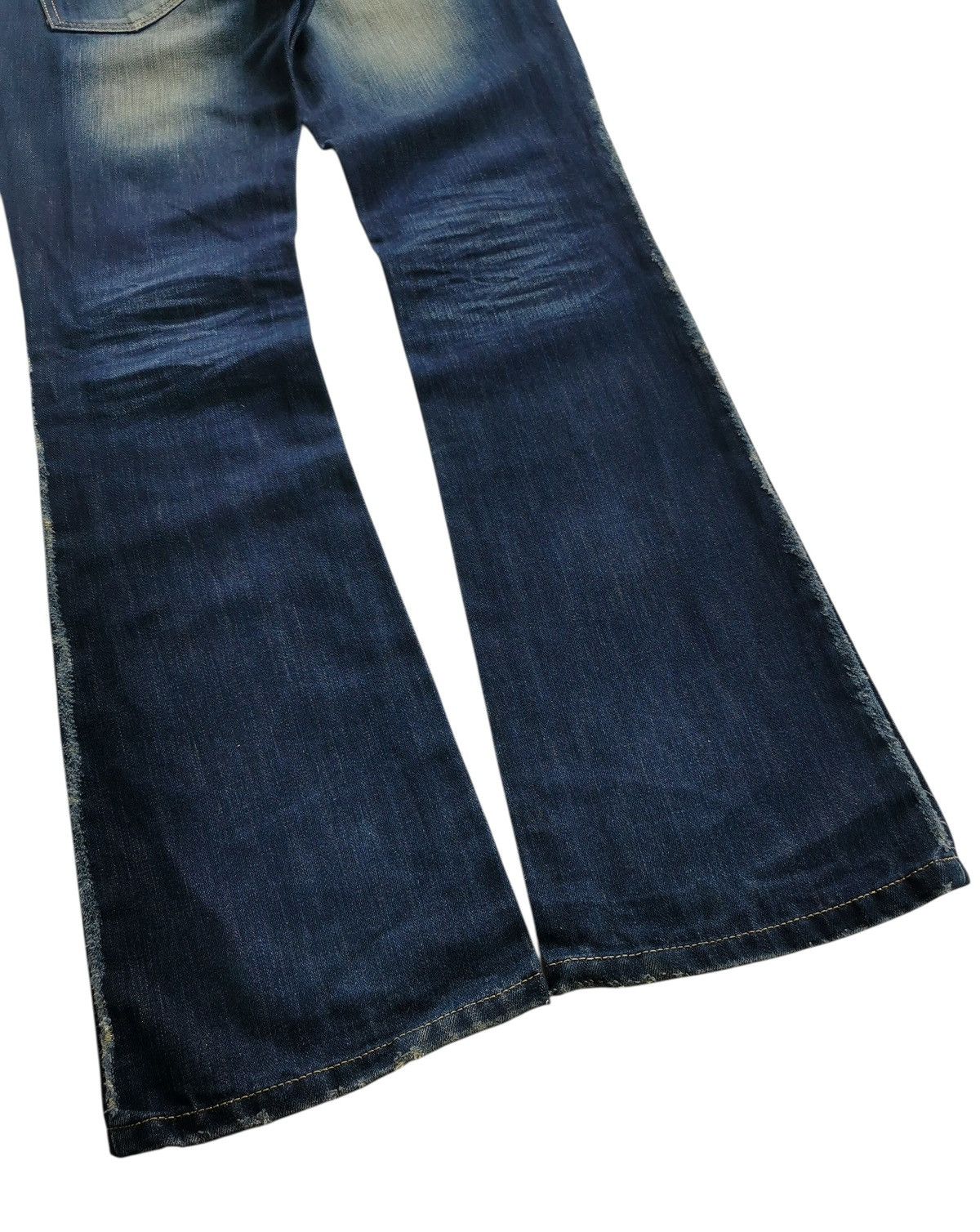 Japanese Brand Gennaro Italia Distressed Flare Denim, Kapital Inspired Size US 31 - 8 Thumbnail