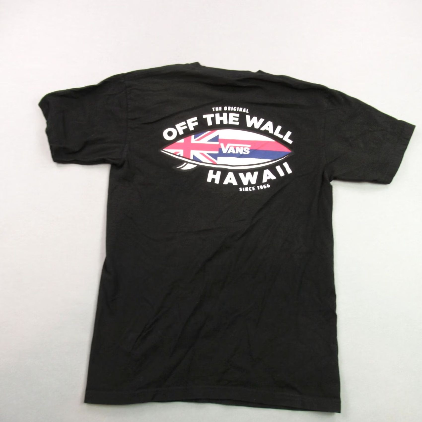 Vans Vans Shirt Mens Small Short Sleeve Crew Neck Stretch Lightweight Classic Black Size US S / EU 44-46 / 1 - 4 Thumbnail