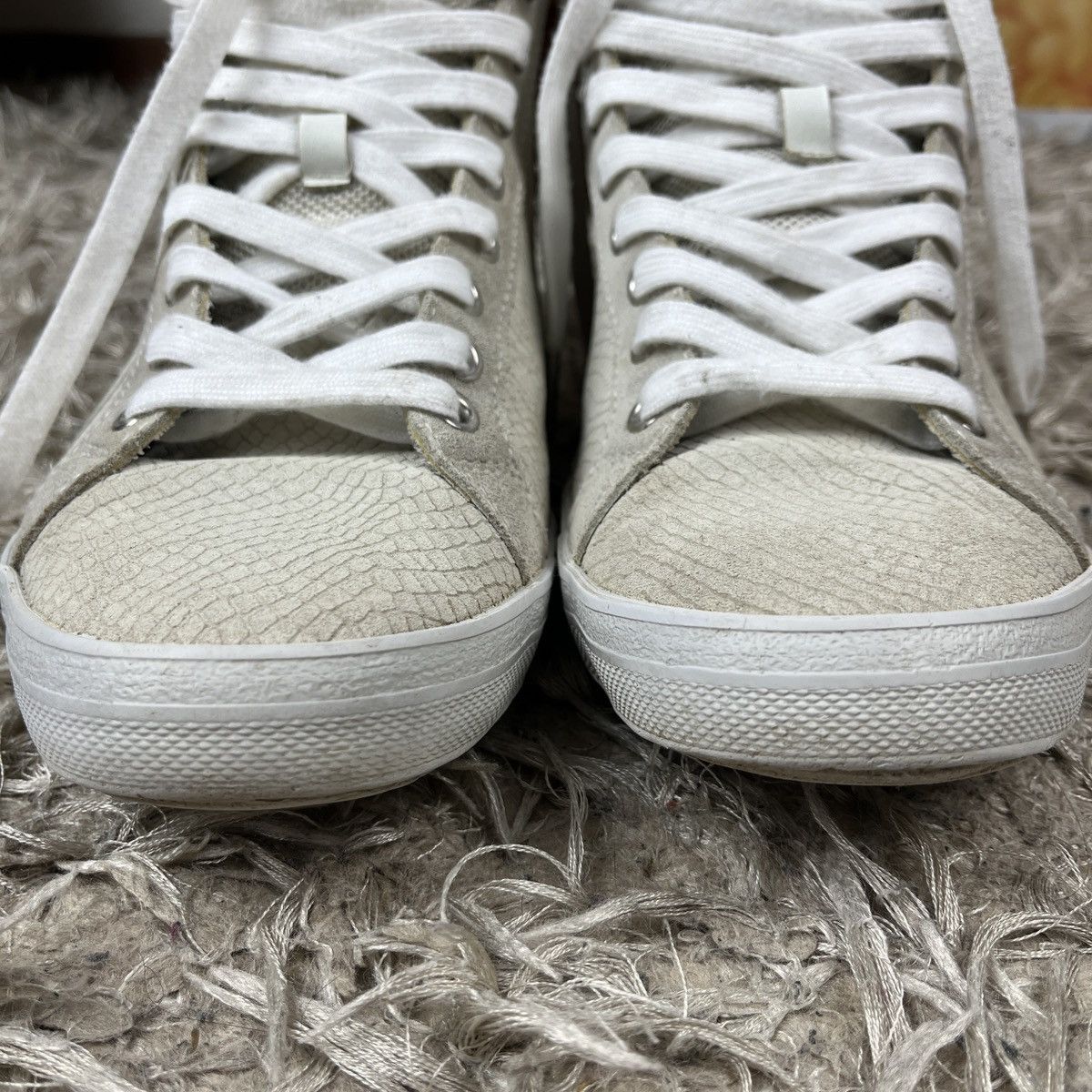 Just Cavalli Just Cavalli Sneak Skin High Top Sneakers Swag Avant Garde Size US 7 / EU 40 - 5 Thumbnail