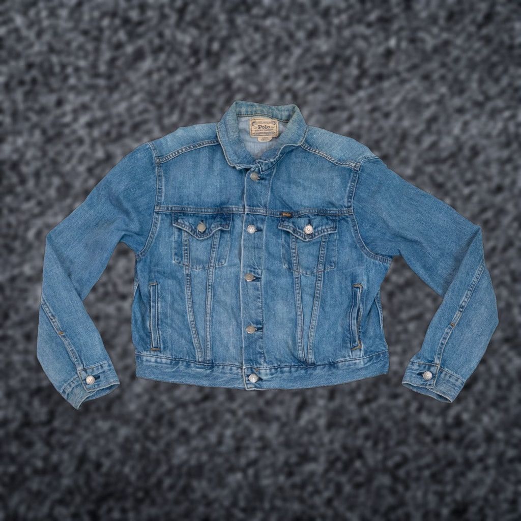 Polo Ralph Lauren **Polo Ralph Lauren Denim Jean Jacket XL Crop Blue** User: **Polo Ralph Lauren Denim Jean Jacket Size XL Crop Blue** Size 40" / US 18 - 1 Thumbnail