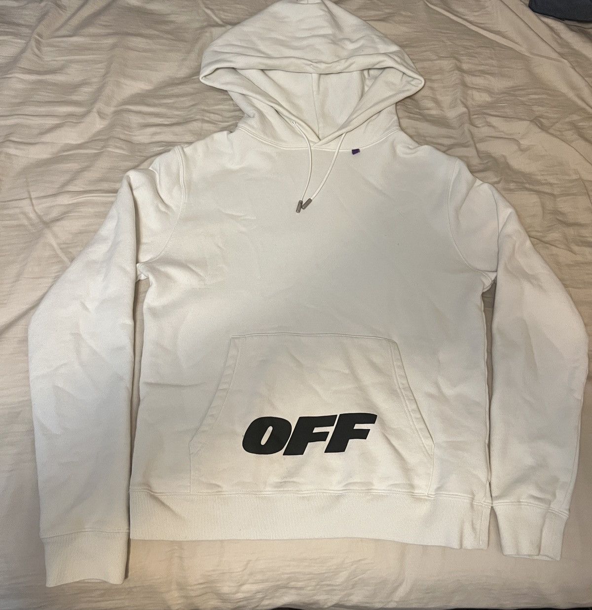 Off-White Off White Cream Hoodie Size US XS / EU 42 / 0 - 1 Thumbnail