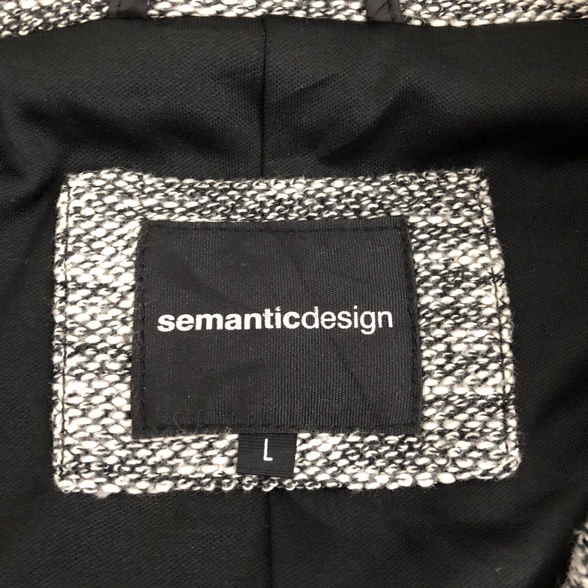 semanticdesign SEMANTIC DESIGN Rare Knit Blazer Jacket Size US L / EU 52-54 / 3 - 7 Thumbnail