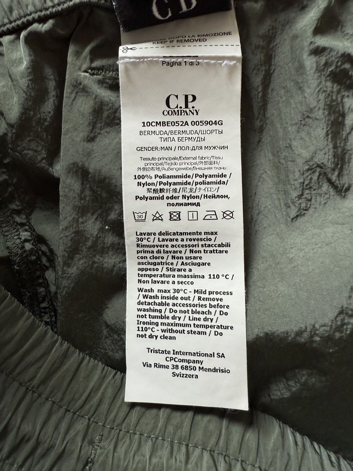 C.P. Company C.P. Company Green Shorts Size US 34 / EU 50 - 6 Thumbnail