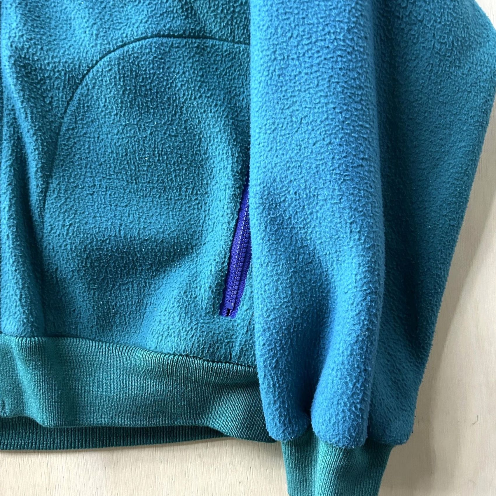 Vintage Vintage Polo Club Jacket Mens Small Blue Bomber Full Zip Knit Hem Winter Fleece Size US S / EU 44-46 / 1 - 2 Thumbnail