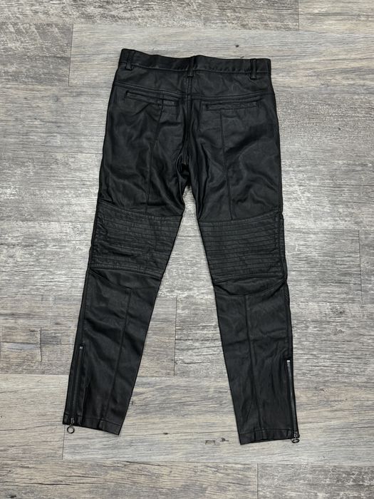 Zara man cheap leather pants