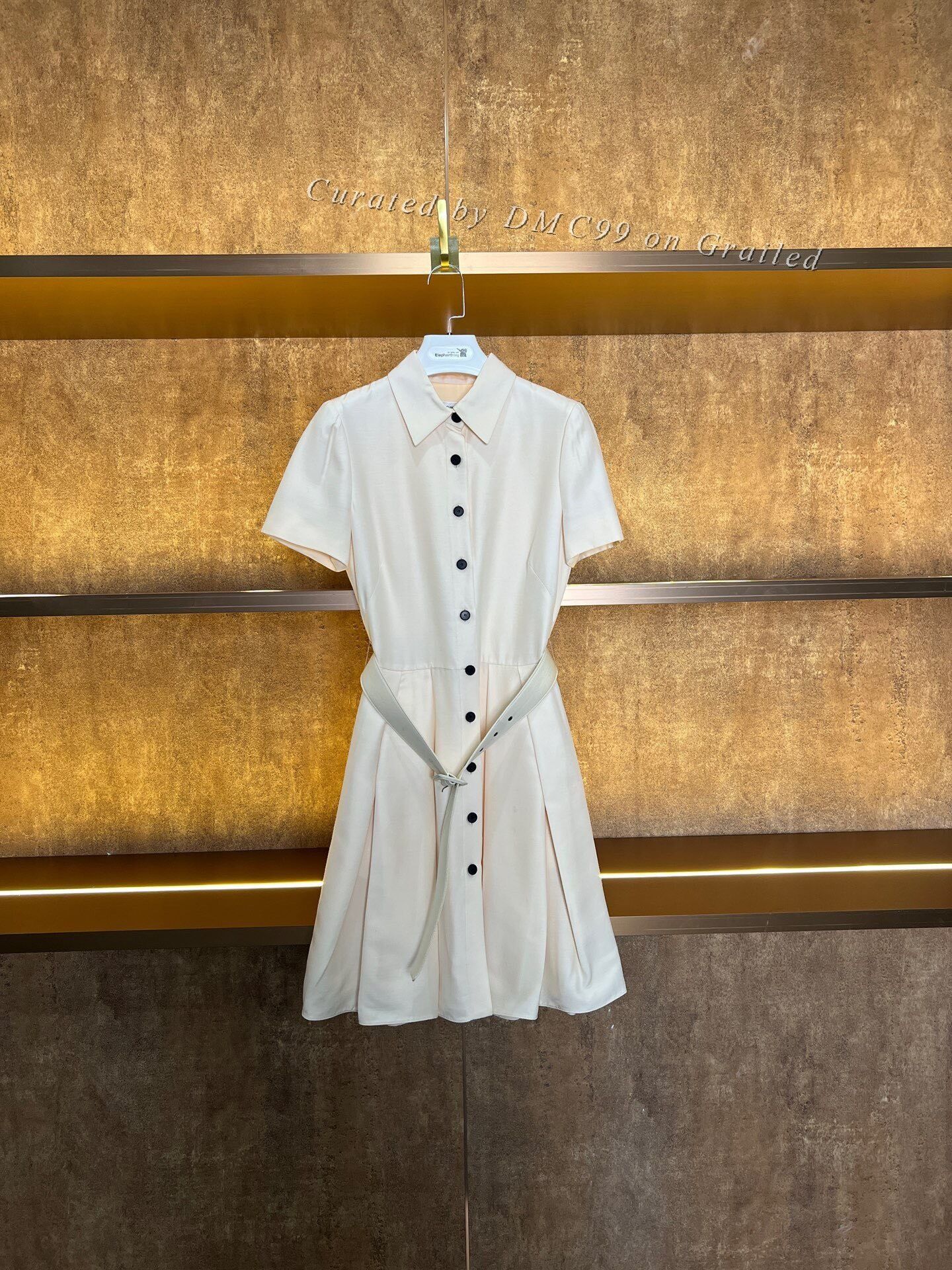 Dior Dior Belt Dress Size XXS / US 00 / IT 34 - 1 Thumbnail