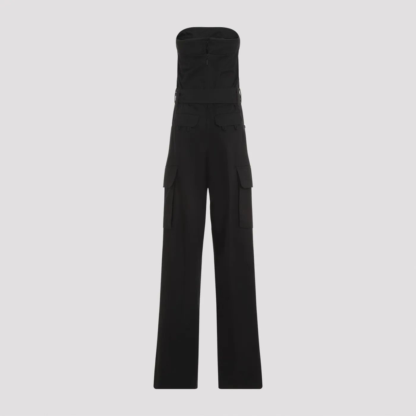 Saint Laurent Paris o1bcso1str1125 Cassandre Strapless Jumpsuit in Black Size 27" / US 4 / IT 40 - 2 Thumbnail