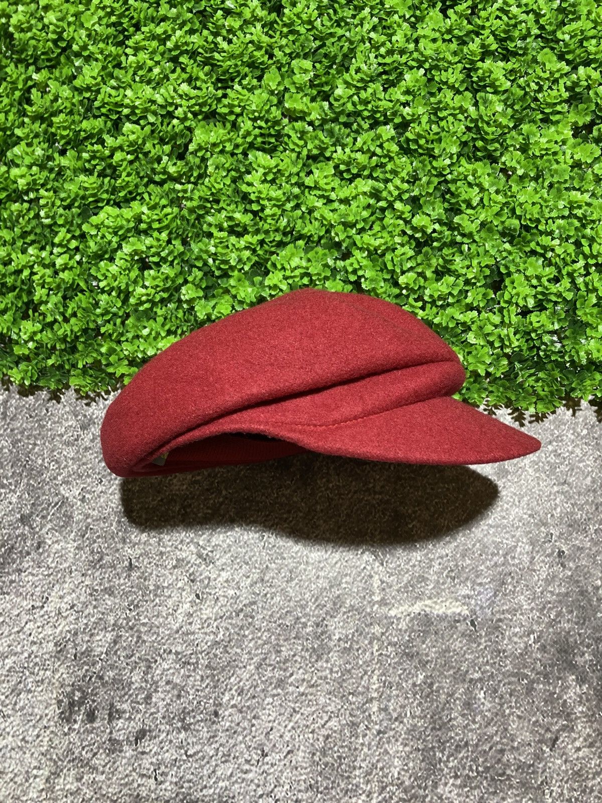 Vivienne Westwood Vivienne Westwood Orb Logo Wool Felt Beret Cap Hat Red Italy Size ONE SIZE - 2 Thumbnail