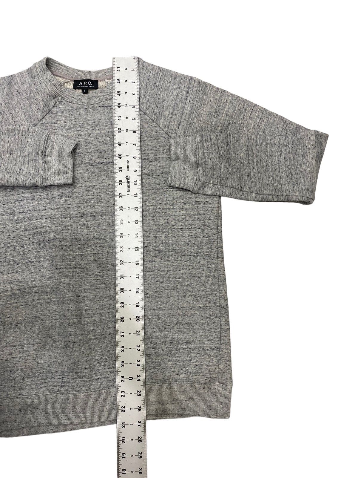 A.P.C. APC Raglan Sweatshirt Heather Grey Size US S / EU 44-46 / 1 - 9 Thumbnail
