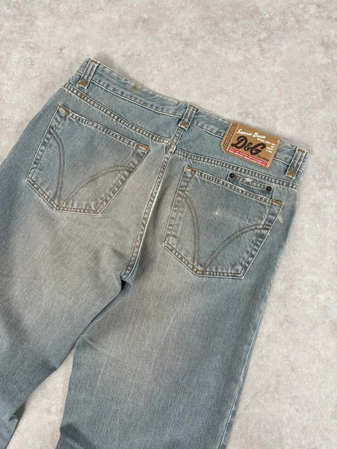 Dolce & Gabbana AW2003 Dolce & Gabbana Light Blue Faded Denim Jeans Size US 32 / EU 48 - 7 Thumbnail