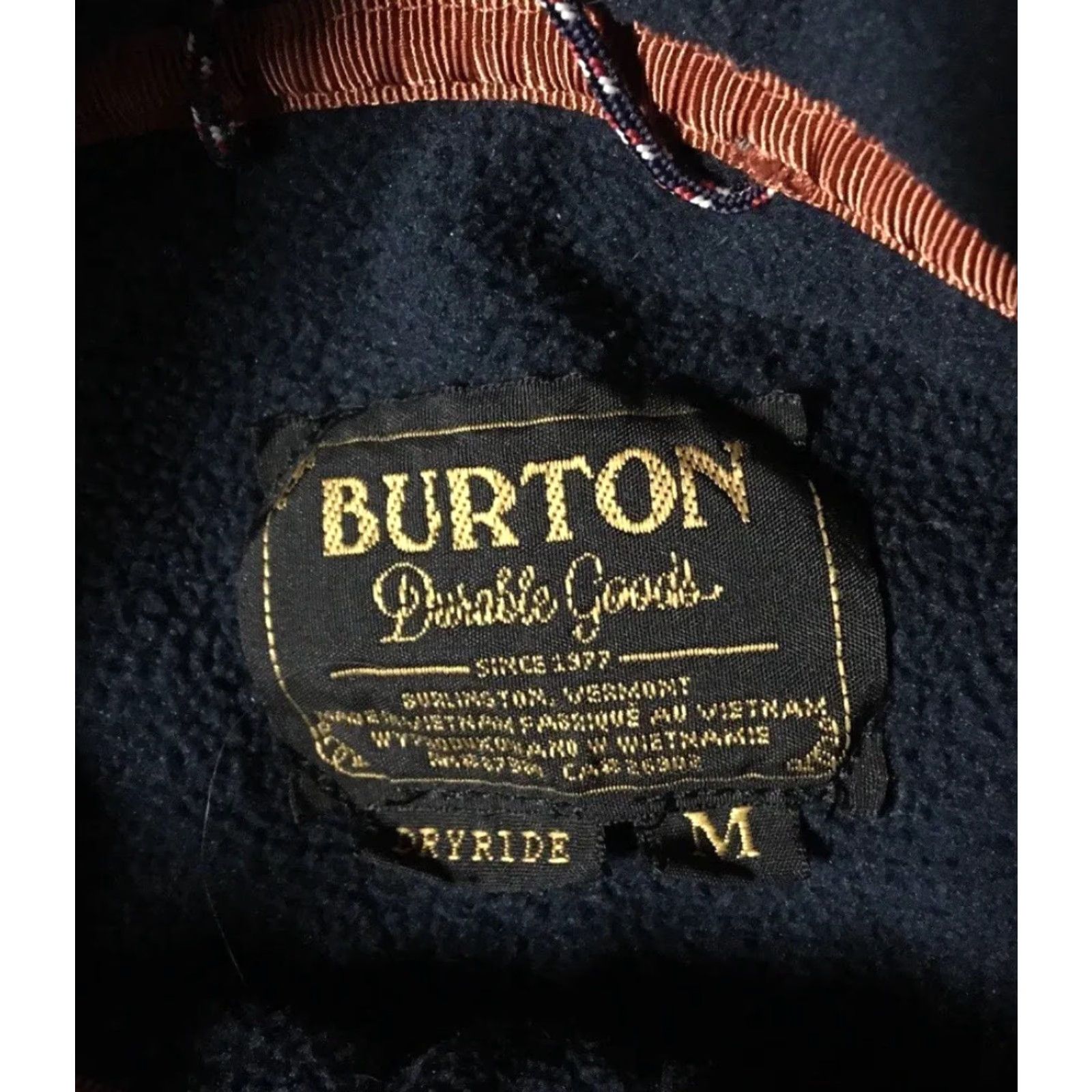 Burton VINTAGE Burton Dryride Snap T Fleece Jacket M Ski Snow Foursquare 90s Size US M / EU 48-50 / 2 - 4 Thumbnail