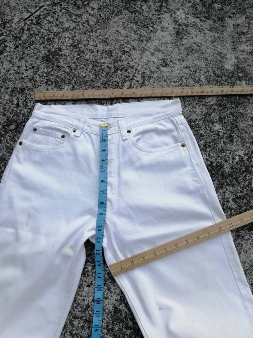 Levi's × Levi's Vintage Clothing × Vintage Levi's Strauss 532 Fly Button White Pants Size US 29 - 8 Thumbnail