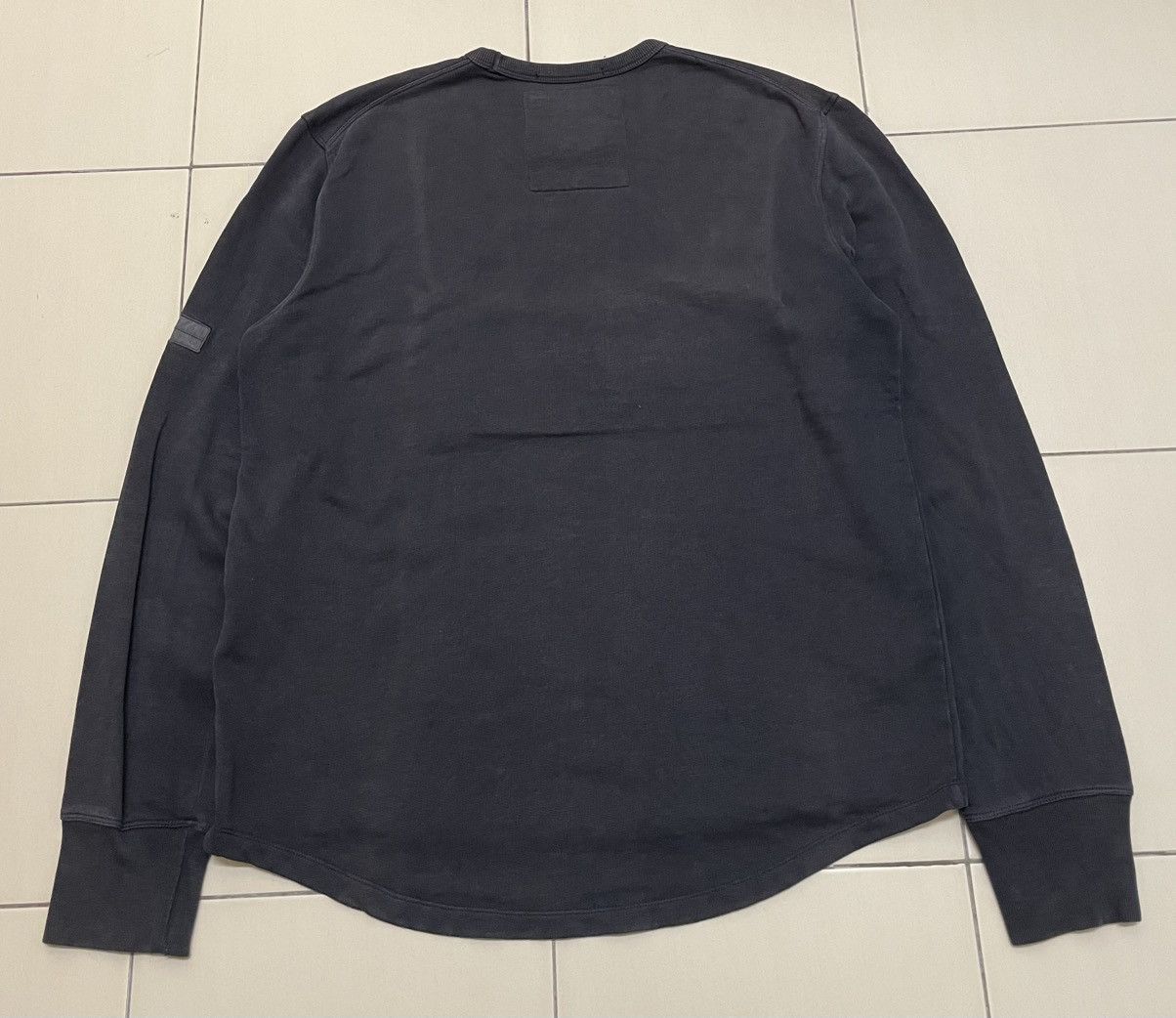 Stone Island Vtg Stone Island Denim Crewneck Sun Faded Sweatshirt Size US L / EU 52-54 / 3 - 4 Thumbnail