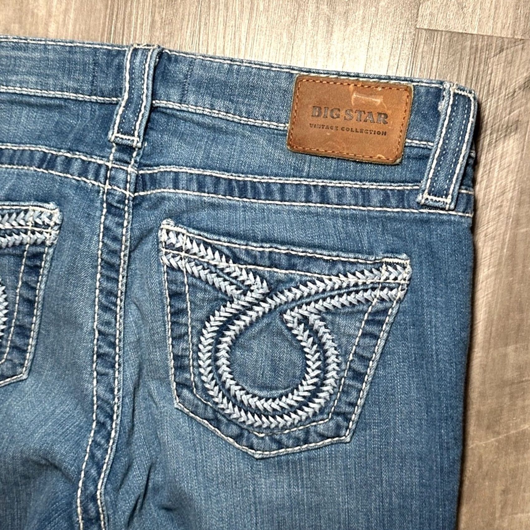 Vintage VINTAGE BIG STAR Skinny Jeans Women 29 Blue 29 Regular Size 29 29 Size 29" - 4 Thumbnail