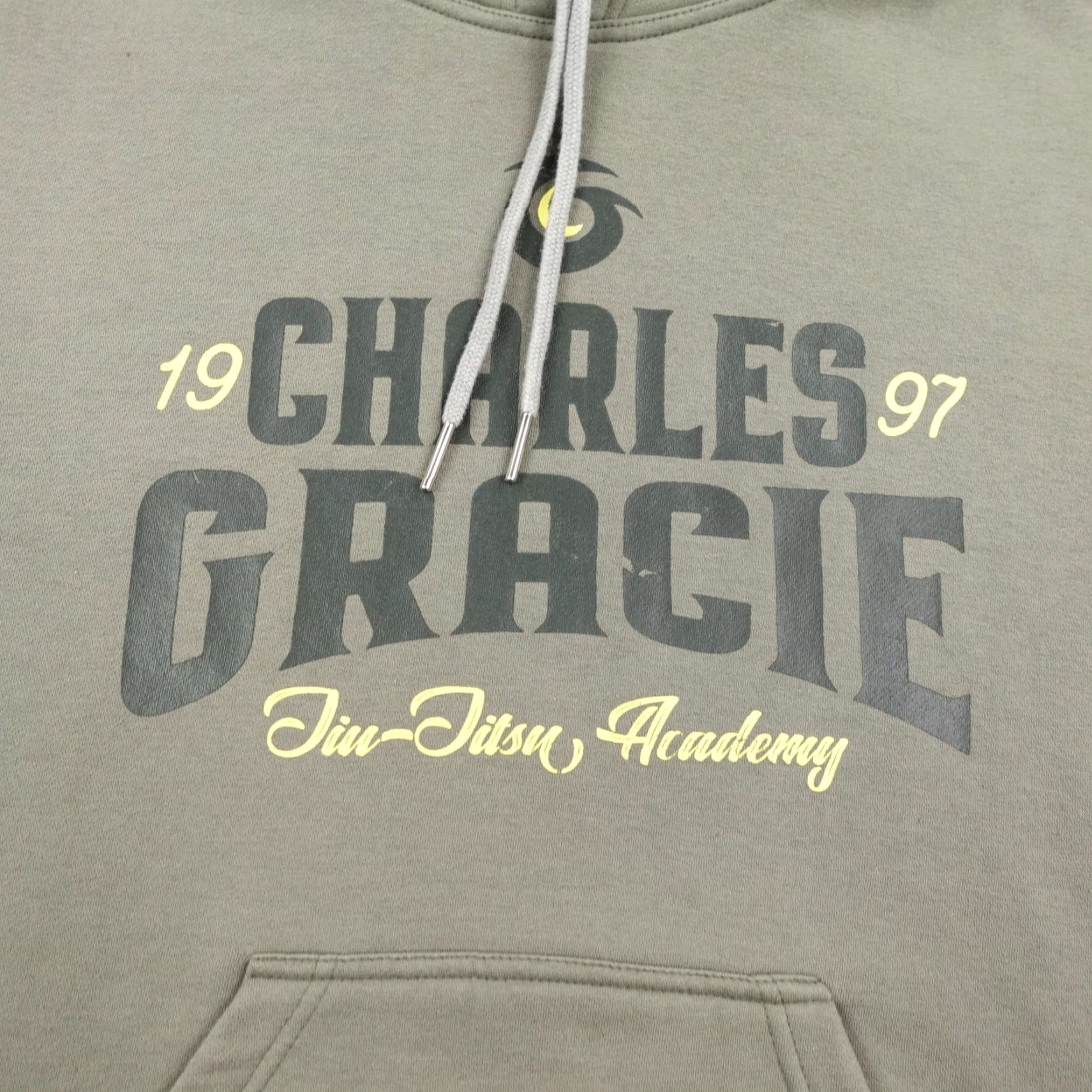 Vintage Charles Gracie Hoodie Mens Small Gray Jiu Jitsu Academy Pullover Sweatshirt BJJ Size US S / EU 44-46 / 1 - 3 Thumbnail
