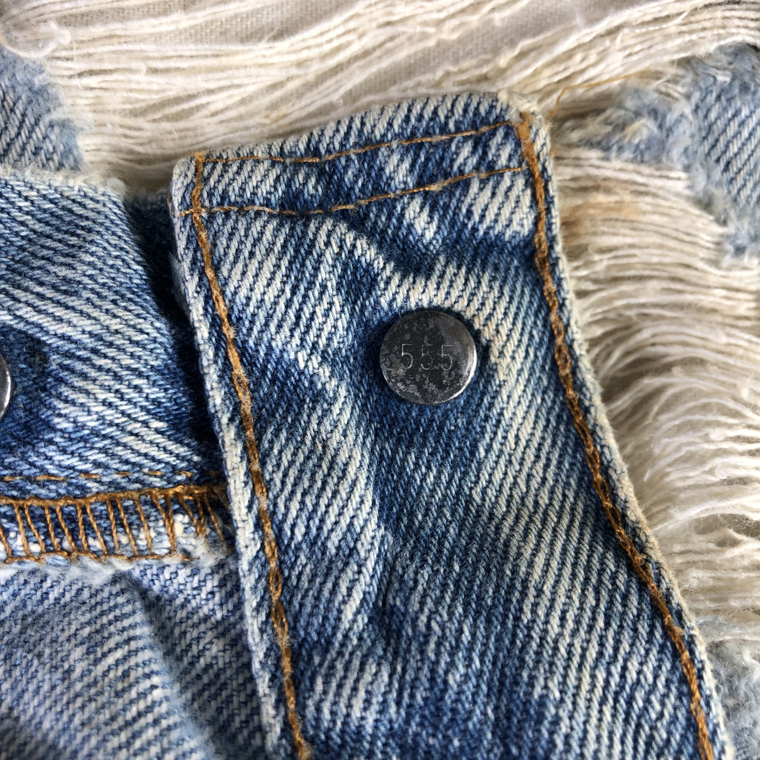Levi's 90s Vintage Distress Levis 501 Jeans-J3849 Size US 30 / EU 46 - 9 Thumbnail