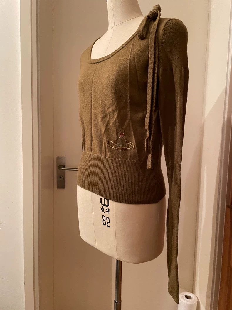 Vivienne Westwood Vivienne Westwood size2 Logo embroidered knit sweater top Size M / US 6-8 / IT 42-44 - 9 Thumbnail