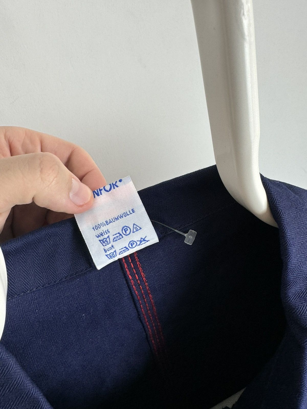 Vintage Vintage Bucking Dreinaht Sanforized French Workwear Jacket Size US XL / EU 56 / 4 - 4 Thumbnail