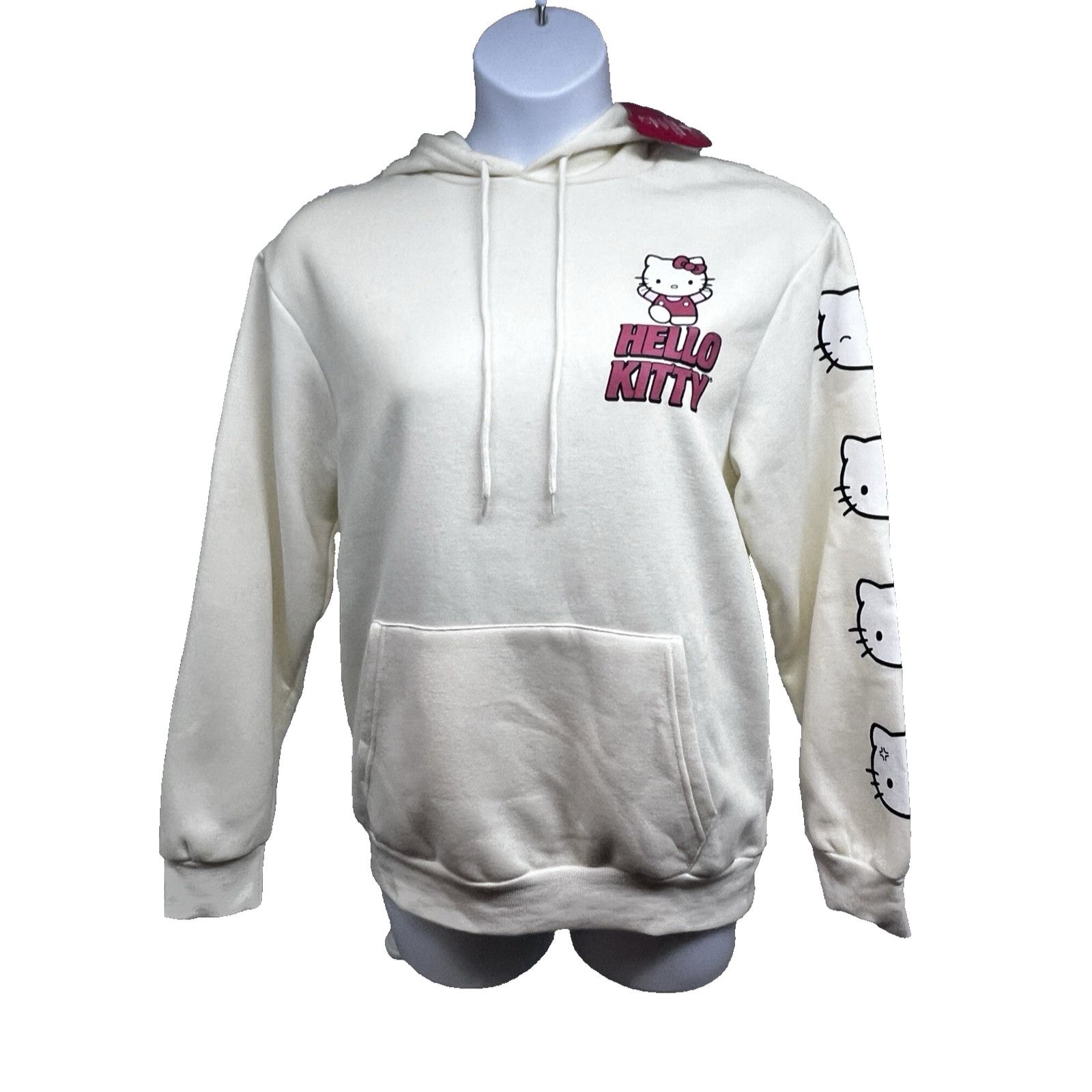 Other Hello Kitty Sanrio Beige Graphic Hoodie Sweatshirt Medium Size M / US 6-8 / IT 42-44 - 2 Thumbnail