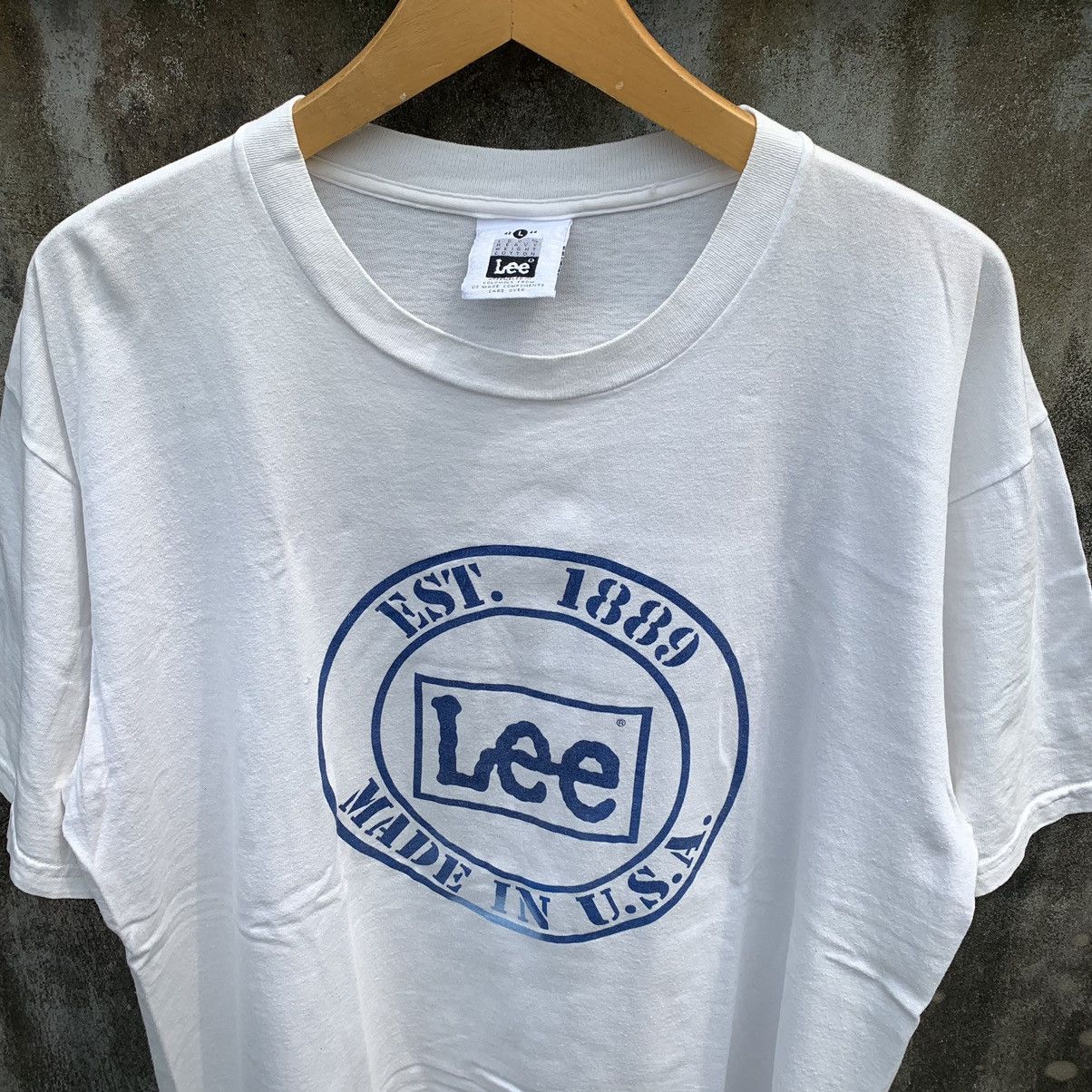 Lee VINTAGE 80s LEE TSHIRT Size US L / EU 52-54 / 3 - 2 Thumbnail