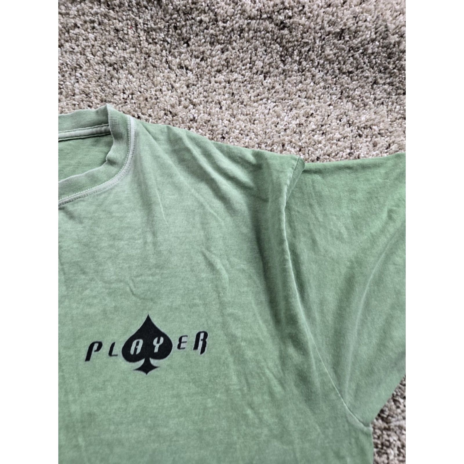 Vintage VINTAGE Crazy Shirts Shirt XL Men Green T-Shirt 2000s Poker Logo Graphic Print Short Sleeve Vintage Size US XL / EU 56 / 4 - 6 Thumbnail