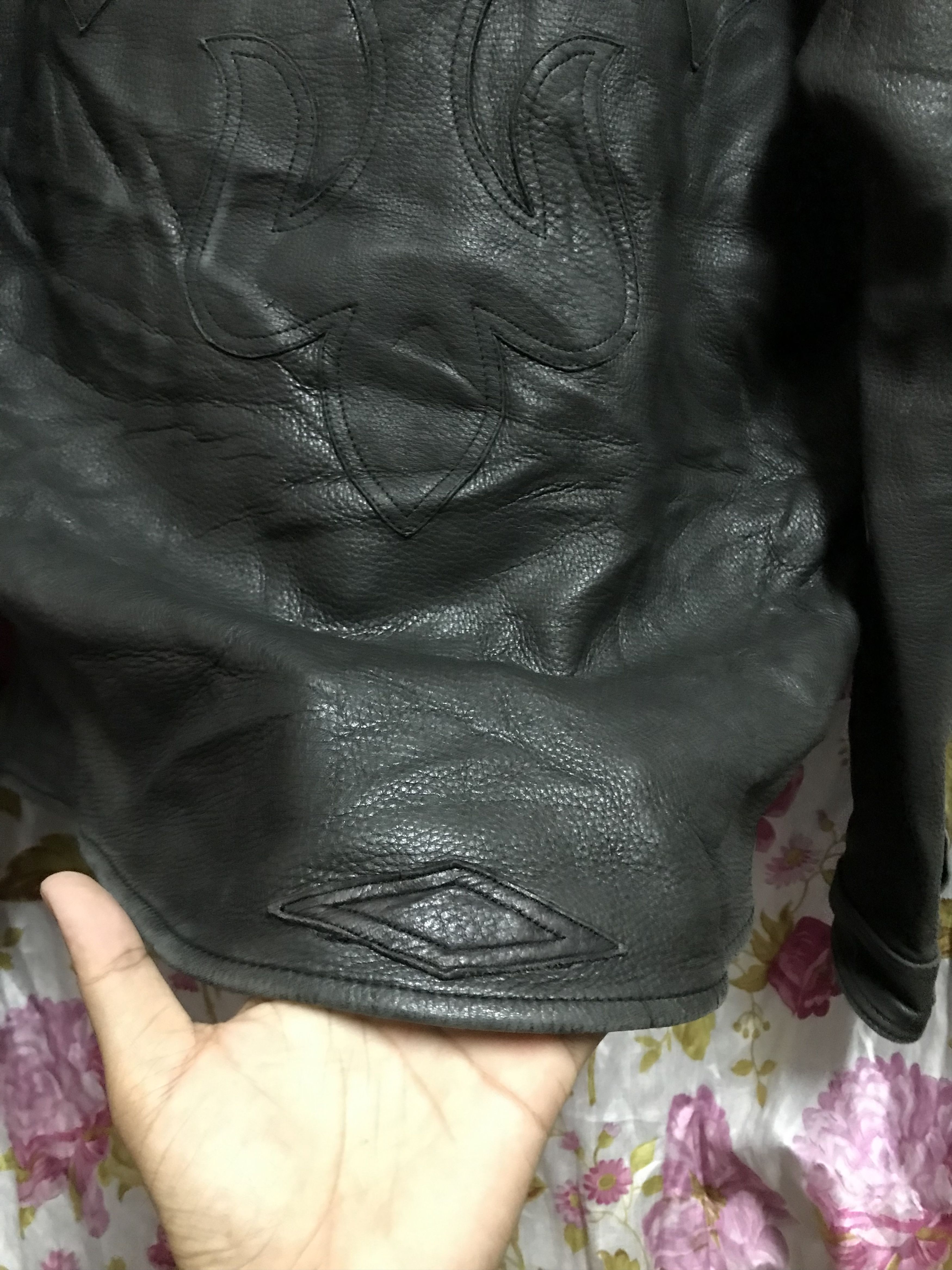 A&G Rock VINTAGE AMAL GUESSOUS TRUCKER LEATHER STERLING BLACK JACKET Size US S / EU 44-46 / 1 - 13 Thumbnail