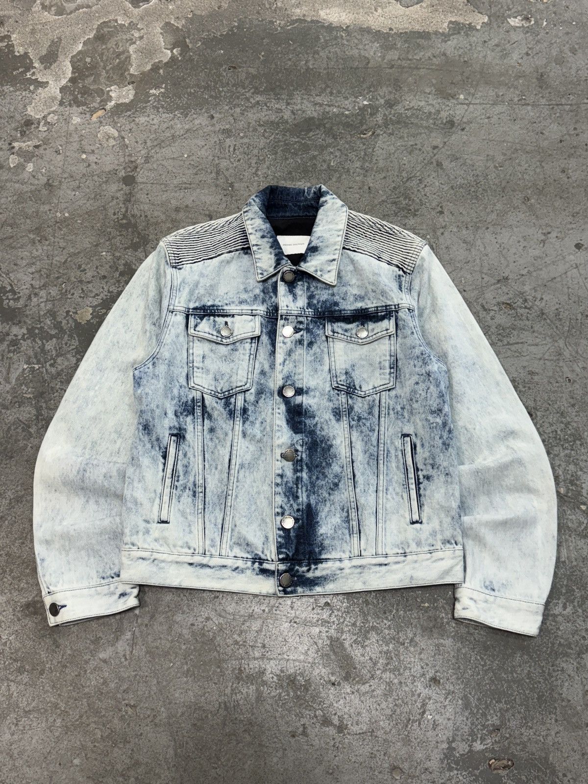 Pierre Balmain Pierre Balmain Denim Jacket Size US L / EU 52-54 / 3 - 1 Thumbnail