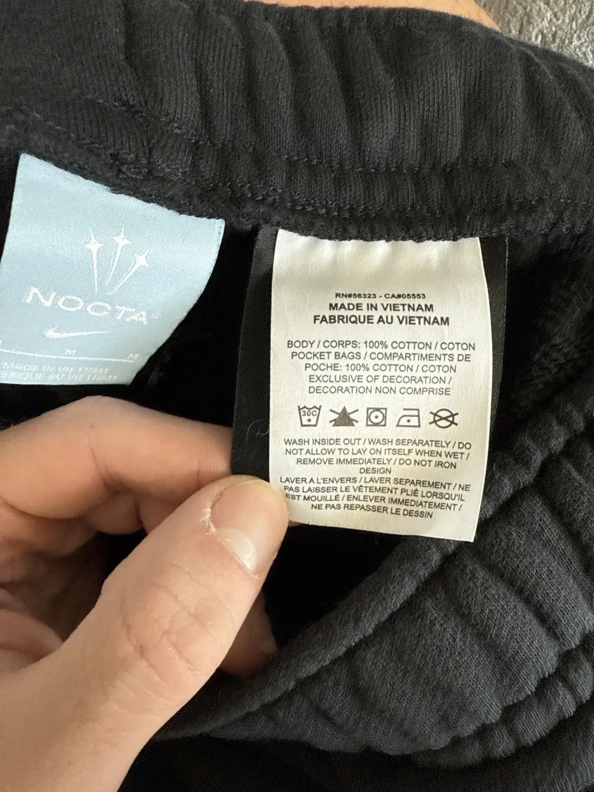 NOCTA × Nike Nike NOCTA SYSMAU Black Fleece Pants Size US 32 / EU 48 - 4 Thumbnail