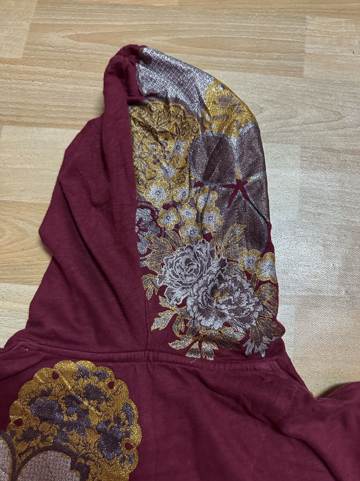 Japanese Brand Rare 🔥 Flowers Sukajan Hoodie Design Size US M / EU 48-50 / 2 - 13 Thumbnail