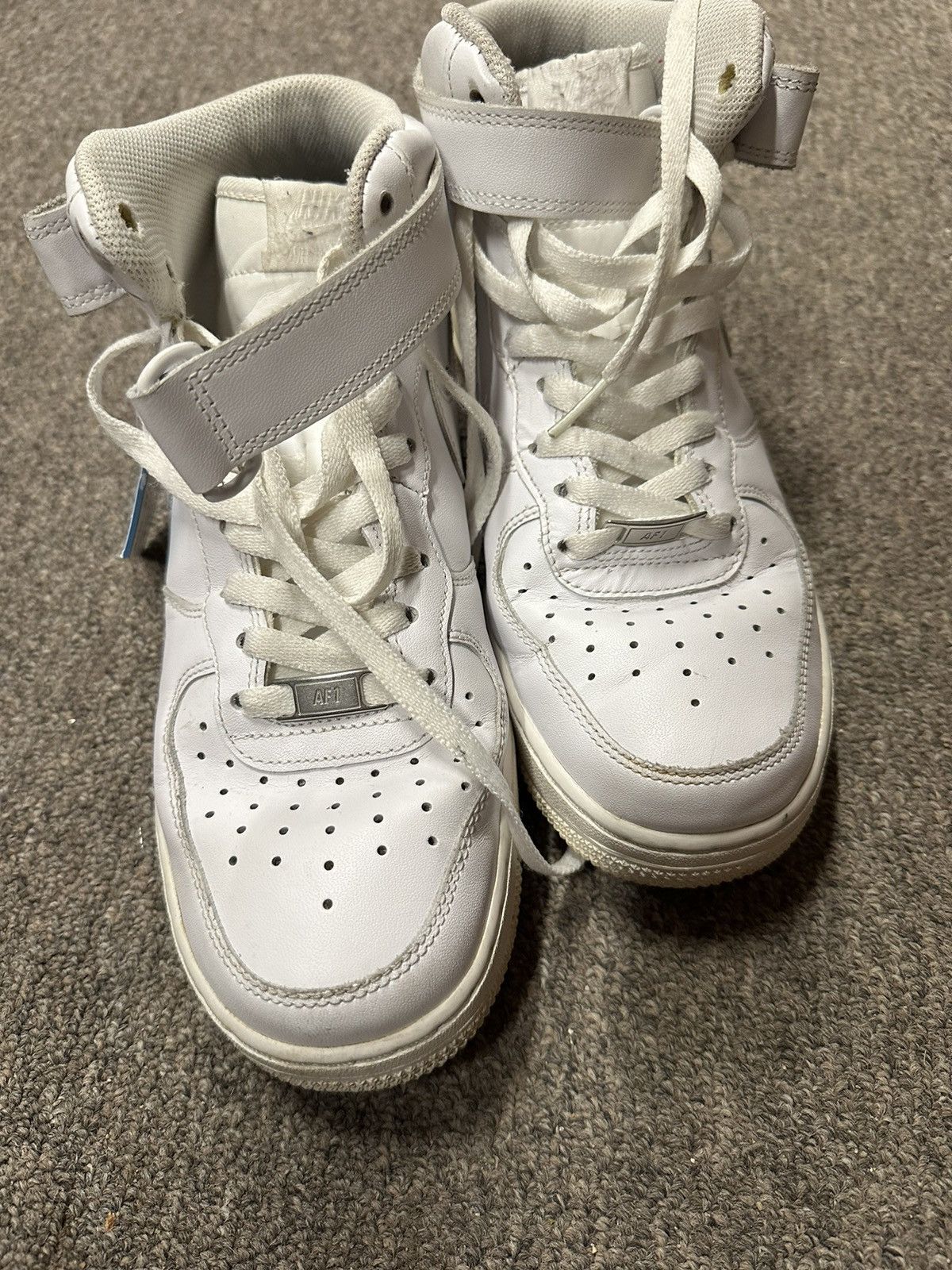 Nike AF1 mid white Size US 8.5 / EU 41-42 - 4 Thumbnail