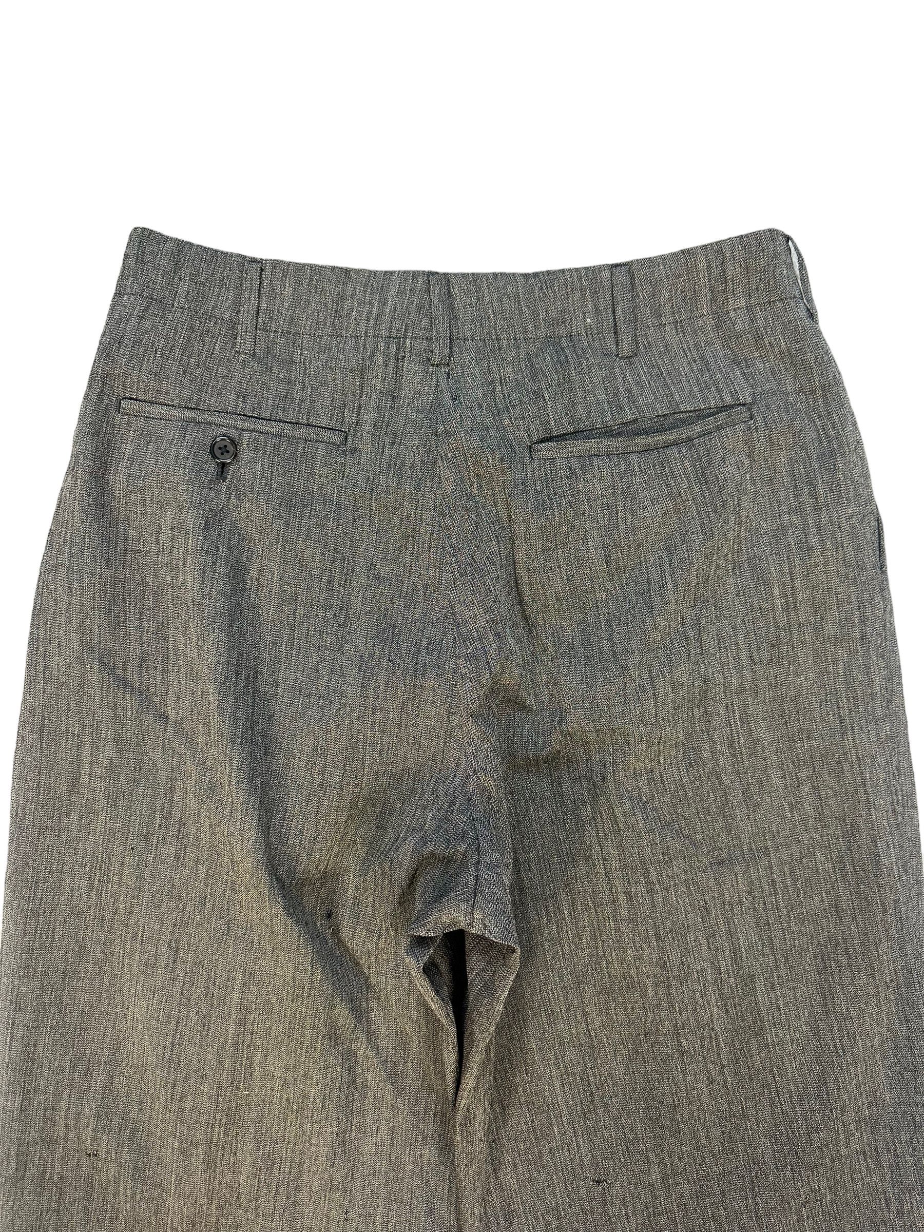 Y's TRASHED🔥 Y's FOR MEN DISTRESSED TROUSERS #7922-190 Size US 31 - 13 Thumbnail