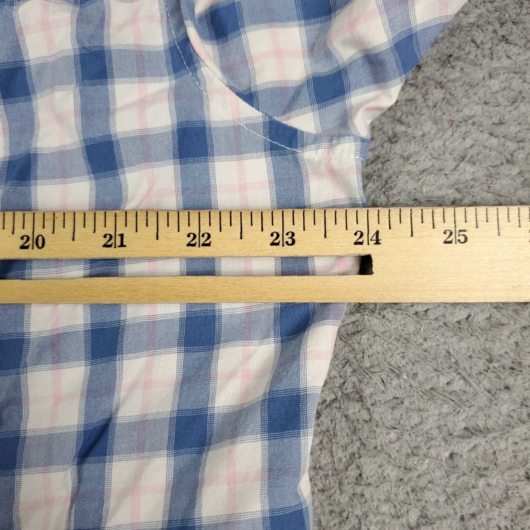 Bonobos Bonobos Shirt Mens XL Blue Plaid Slim Fit Button Up Long Sleeve Size US XL / EU 56 / 4 - 5 Thumbnail