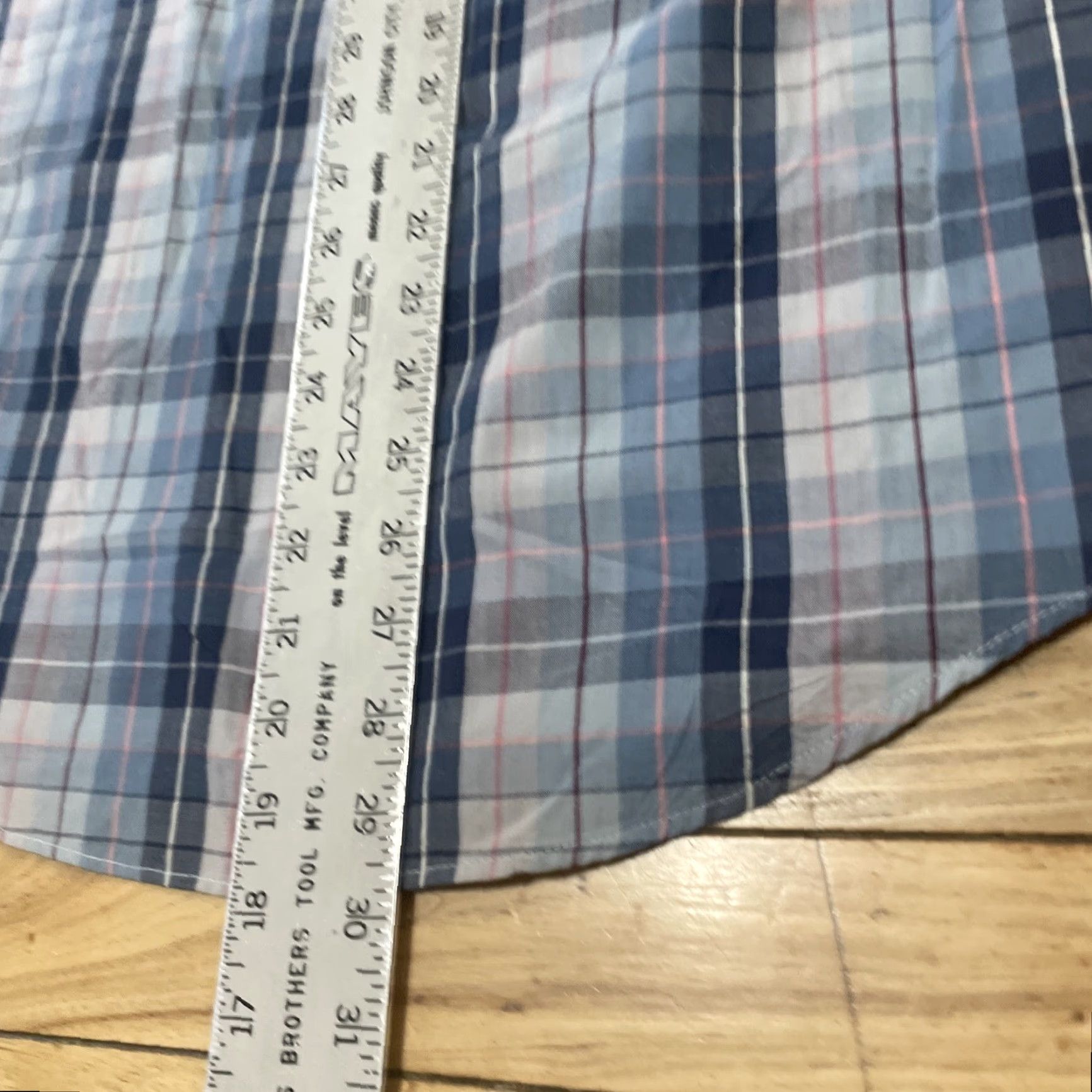 Vintage Vintage Four Winds Button Up Shirt Men M Blue Gray Plaid Short Sleeve Casual Size US M / EU 48-50 / 2 - 6 Thumbnail