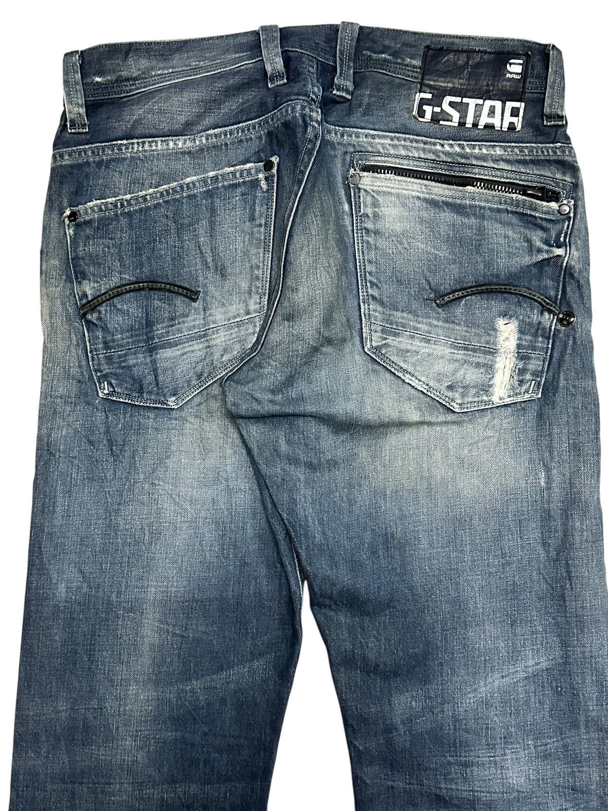 G-Star G Star Vintage Distressed Baggy Loose Style & Faded Wash Size US 32 / EU 48 - 6 Thumbnail