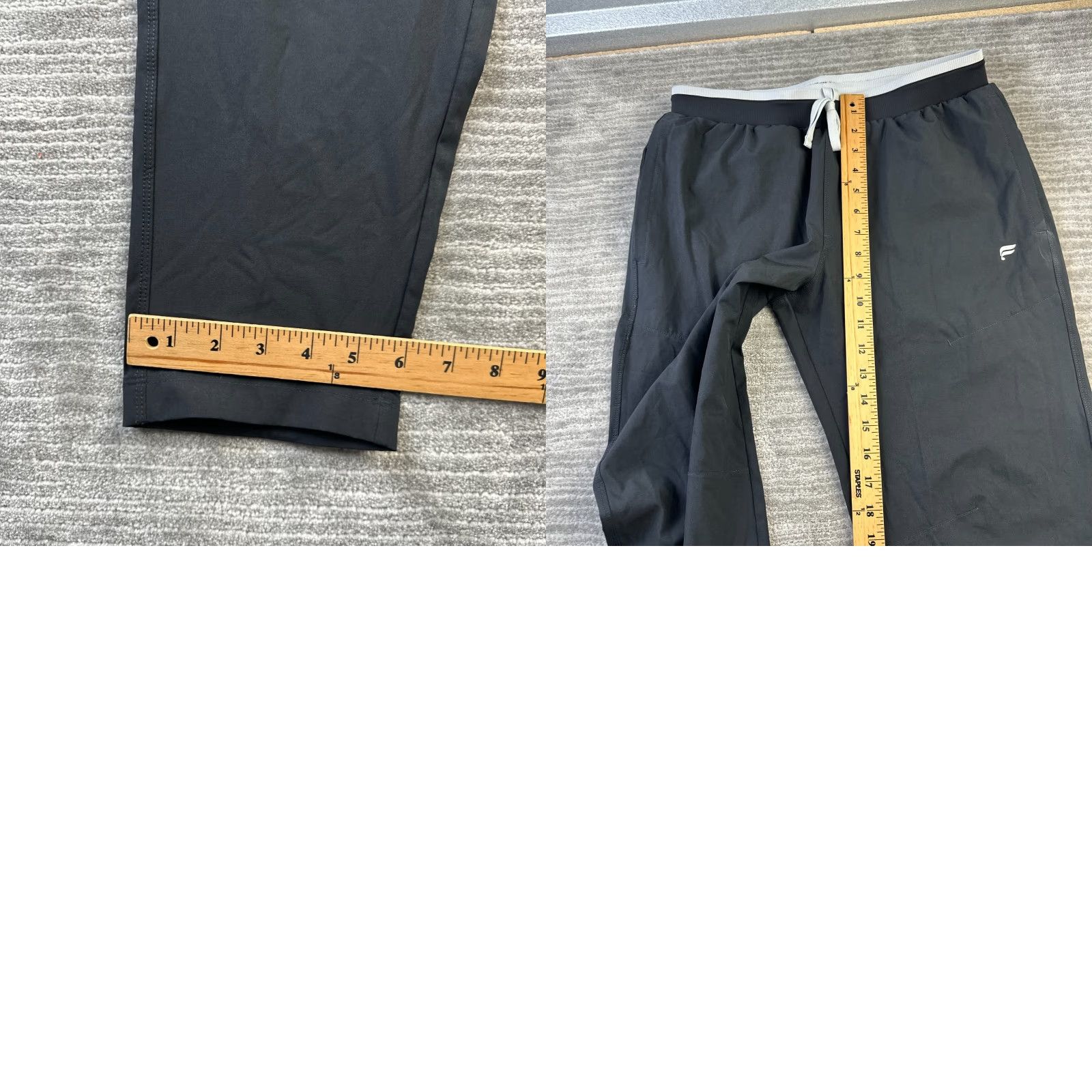 Fabletics Fabletics Pants Mens Medium Black Fundamental Jogger Gym Training Comfort Pockets Adjustable Waist Inseam 28 in Size US 31 - 9 Thumbnail