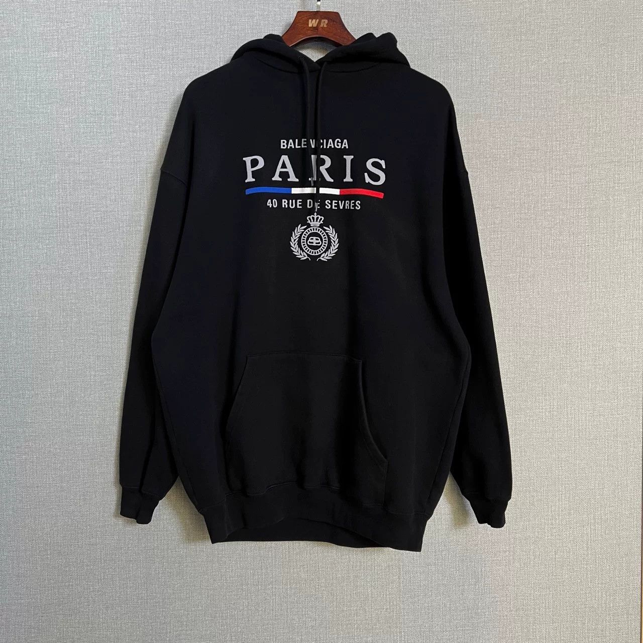 Balenciaga Balenciaga Black Crown Wheat Logo Hoodie Size US M / EU 48-50 / 2 - 1 Thumbnail